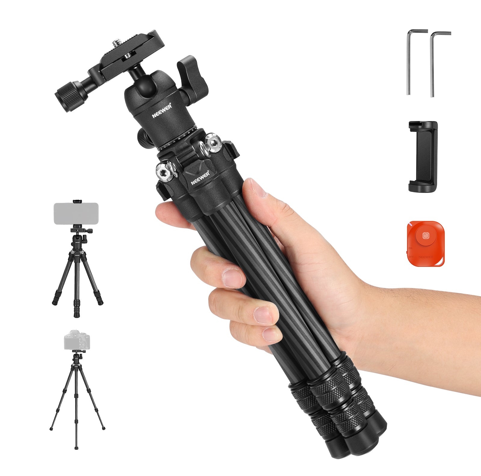 NEEWER TP09 Carbon Fiber Mini Tripod