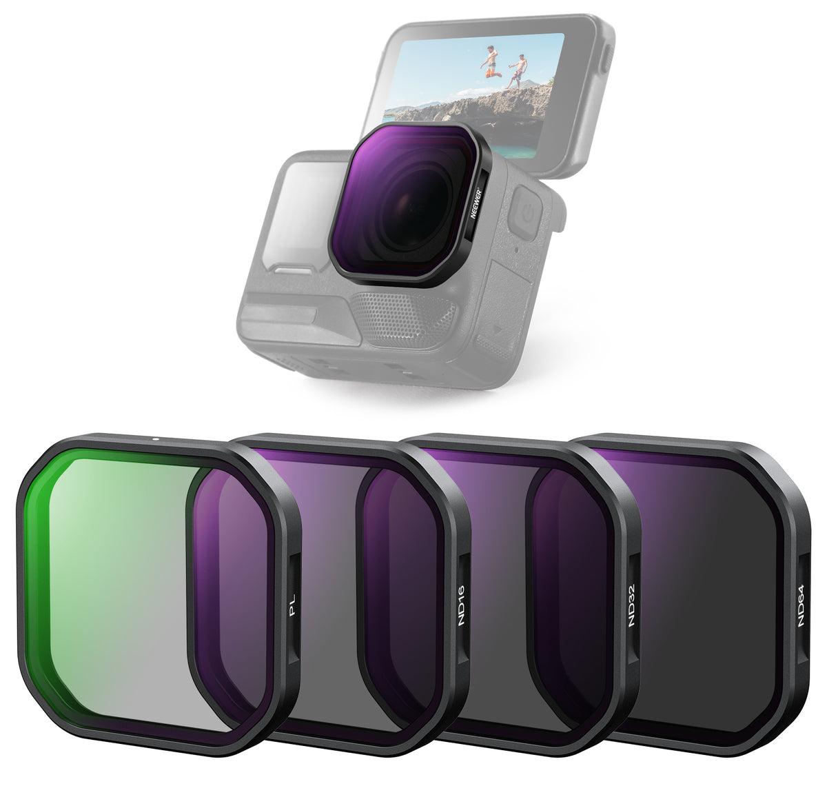 NEEWER ND Filter Set for Insta360 Ace Pro 2