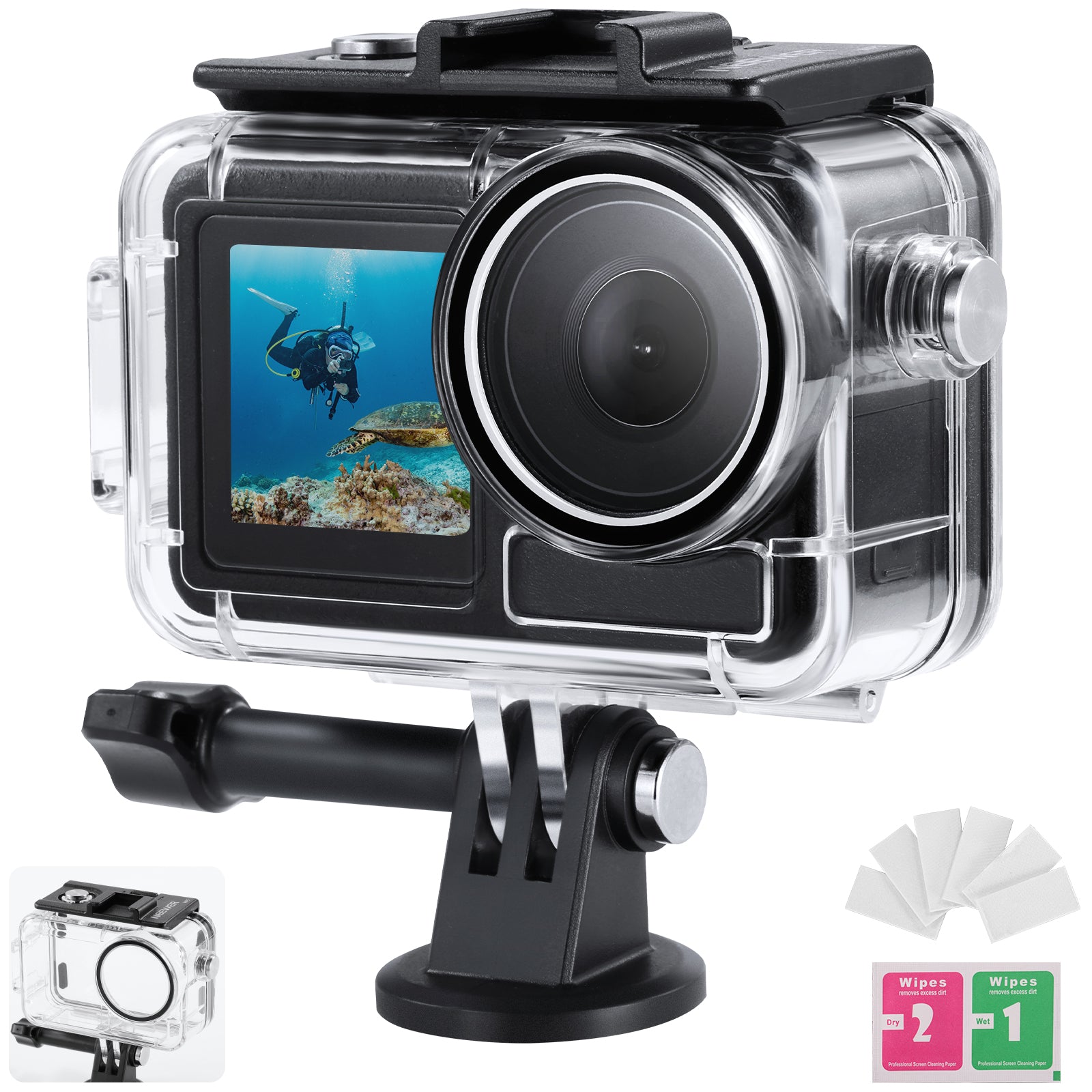 NEEWER WP5 Waterproof Housing for Action 5 Pro/Action 4/Action 3