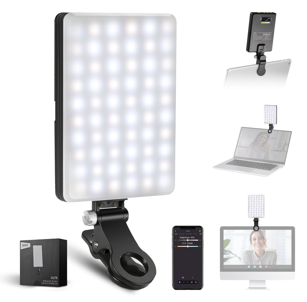 NEEWER VL67B Bi Color LED Fill Light