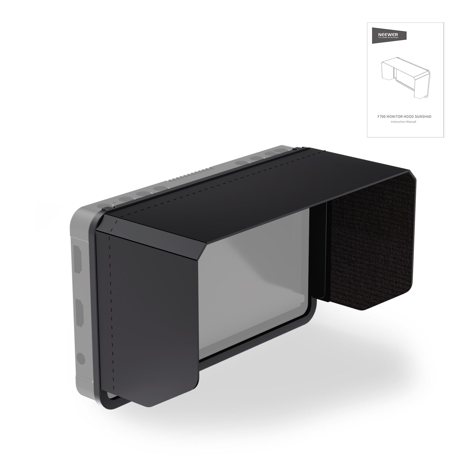 NEEWER MA007 Monitor Sunshade Hood for F700 Monitor