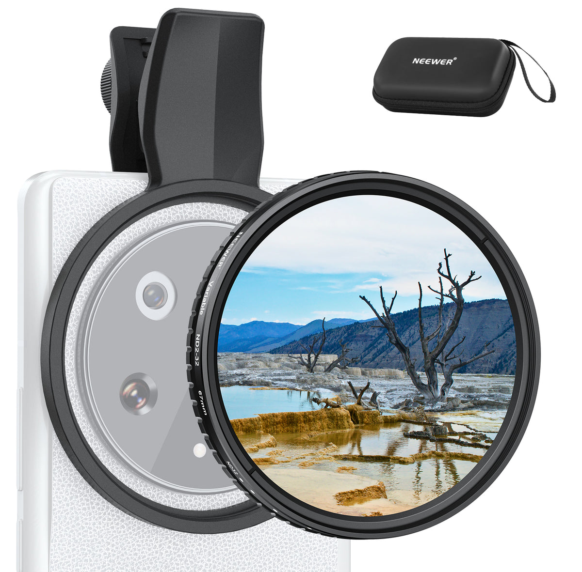 NEEWER FL-B25 Variable ND2-32 Phone Filter For Android