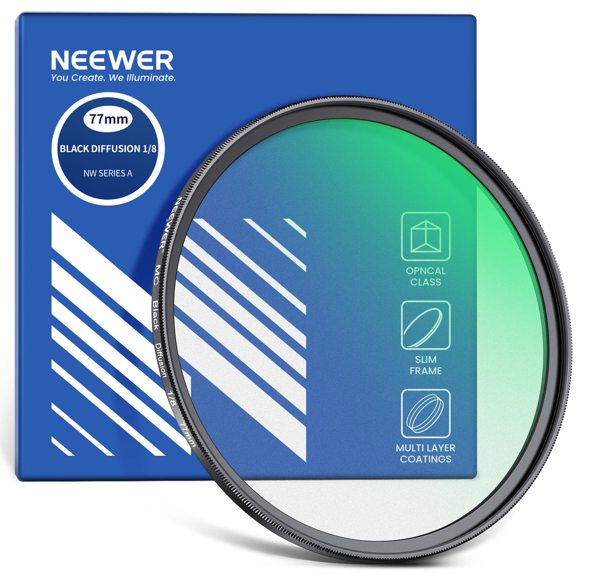 NEEWER black diffusion 1/8 filter