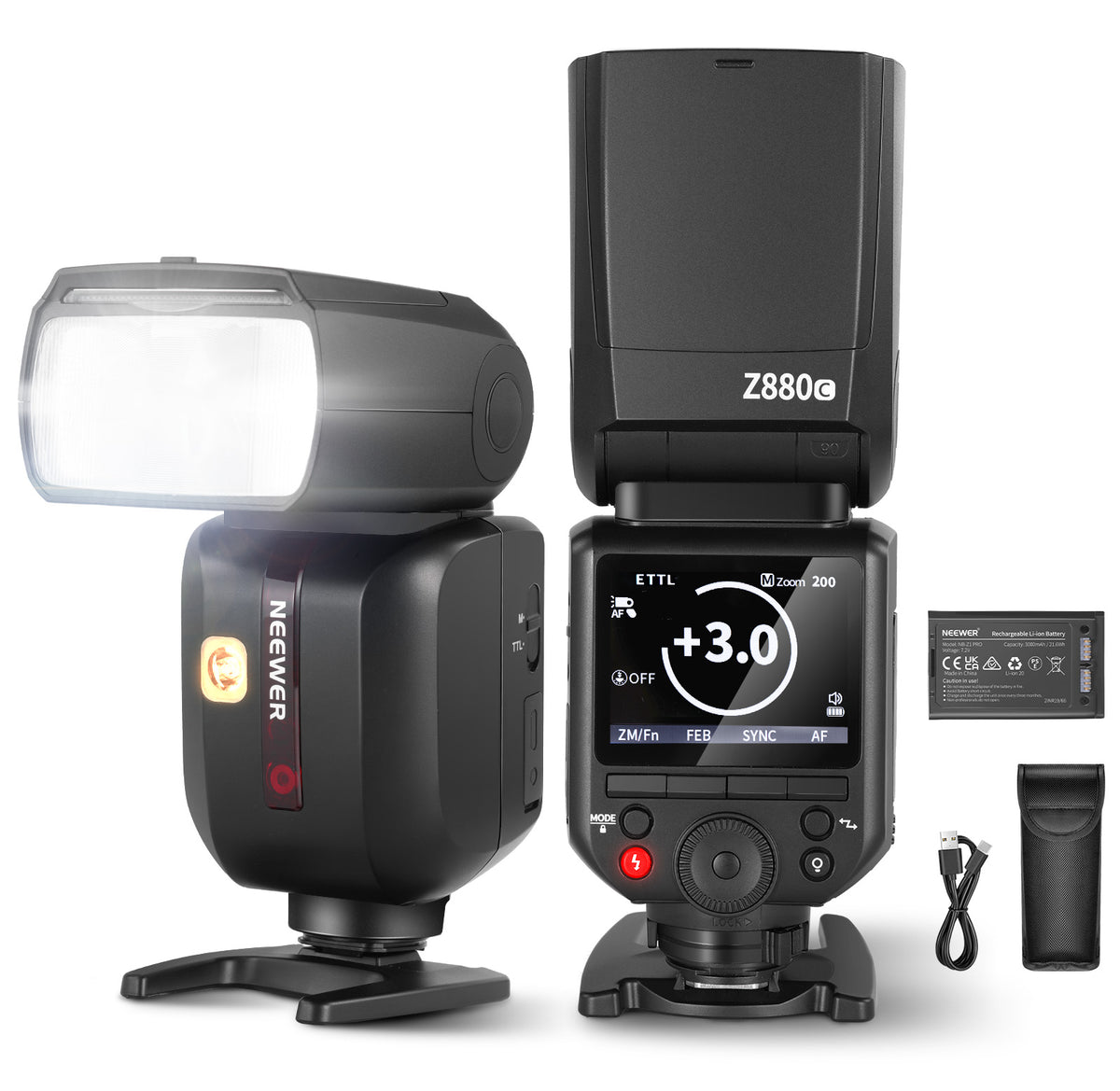 NEEWER Z880-C GN60 TTL Flash Speedlite For Canon Cameras
