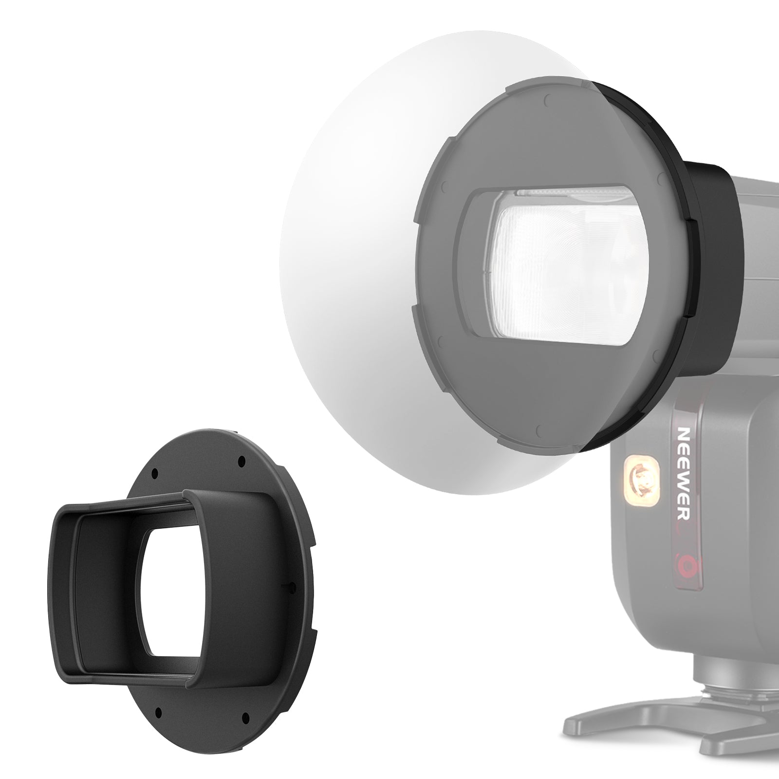 NEEWER CRS14 Flash Magnetic Adapter Ring Square Flashes