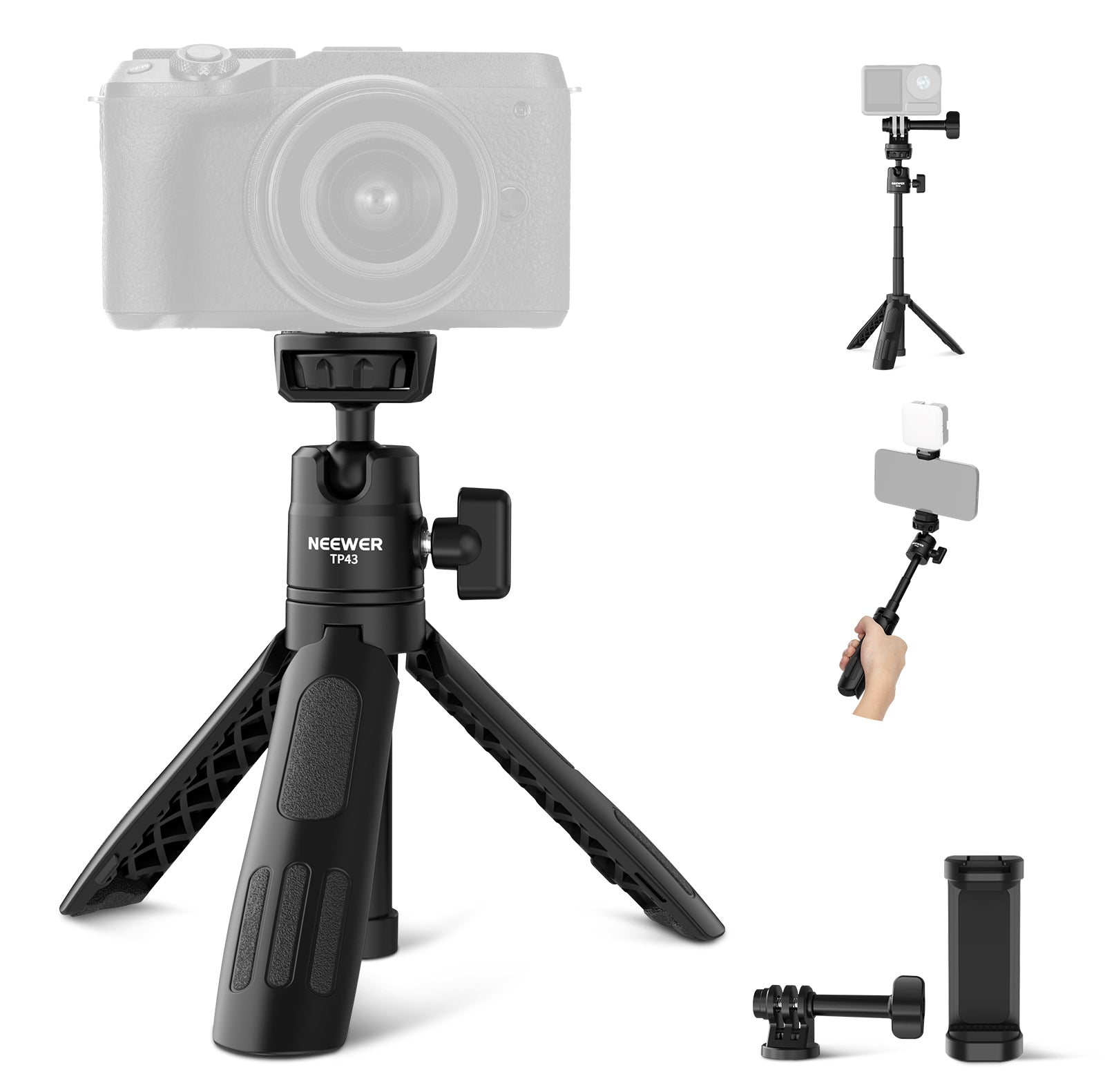 NEEWER TP43 Mini Desktop Tripod - Black