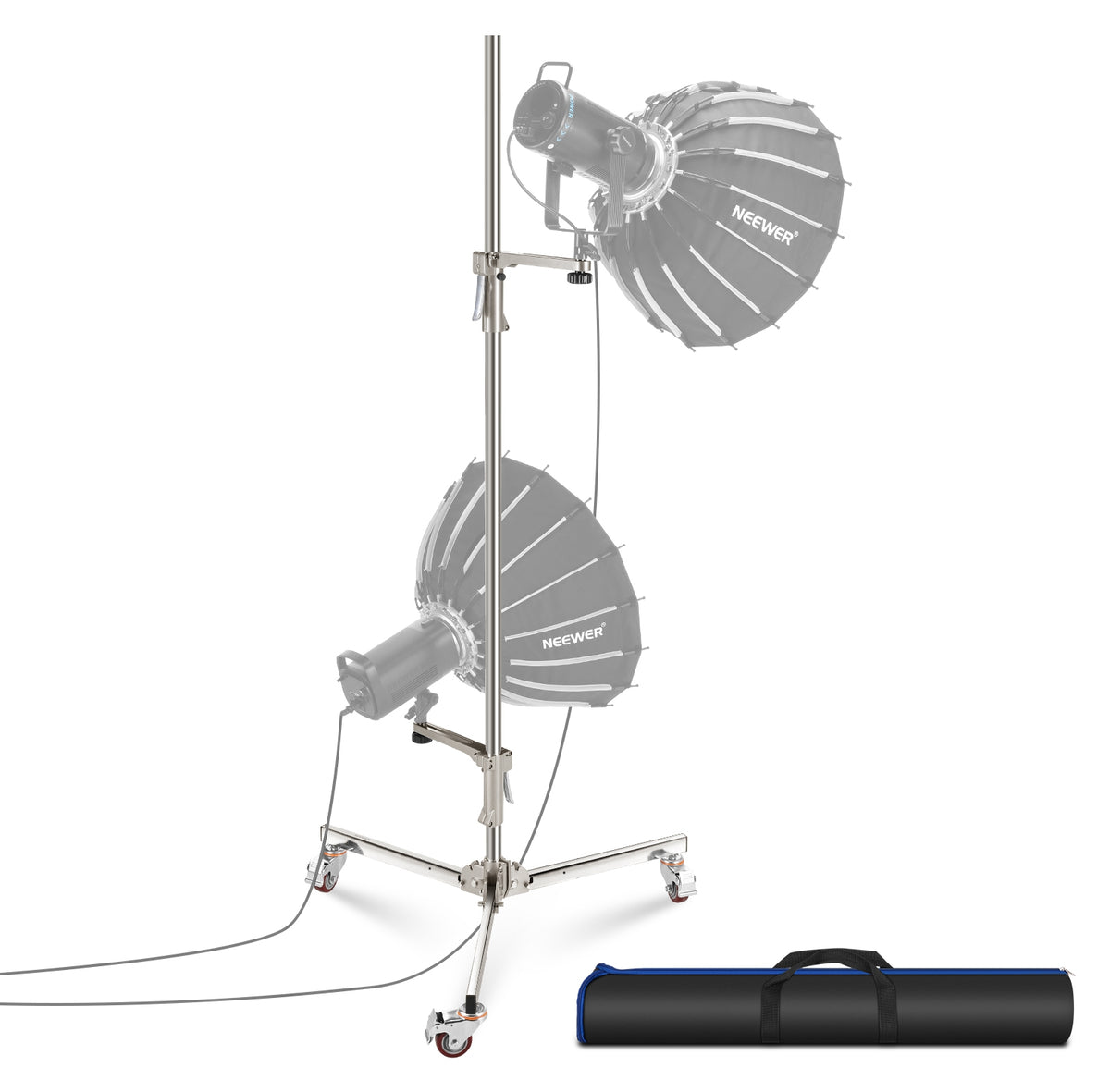 NEEWER ST198SS Light Stand with Wheels