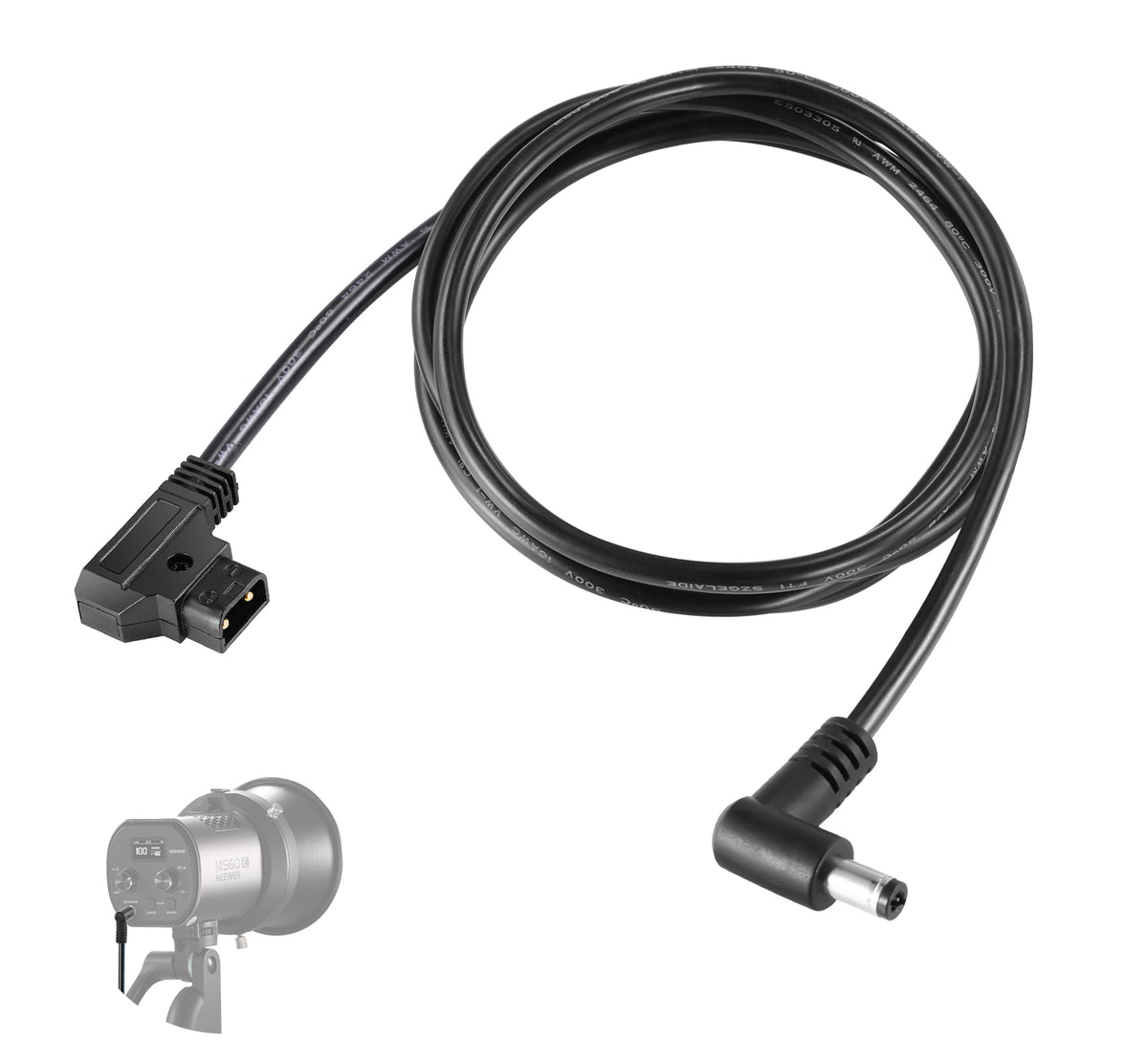 NEEWER NC010 D-Tap to DC Cable for MS Series Lights
