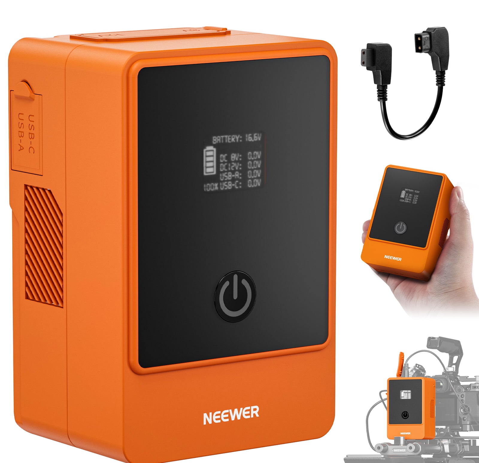 NEEWER PS099E 99Wh/6800mAh V Mount Battery
