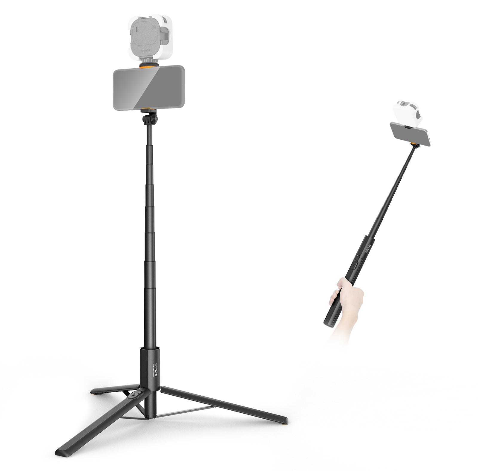 NEEWER PA988 71" Selfie Stick Tripod for Phone & Camera