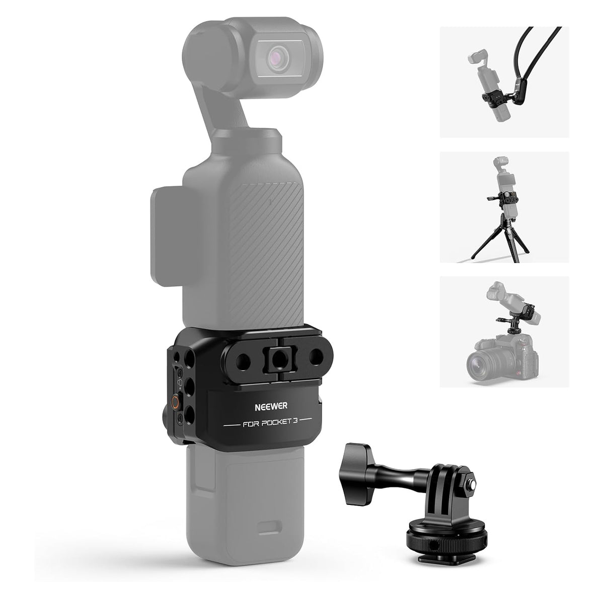 NEEWER AC009 Metal Camera Cage For DJI Osmo Pocket 3