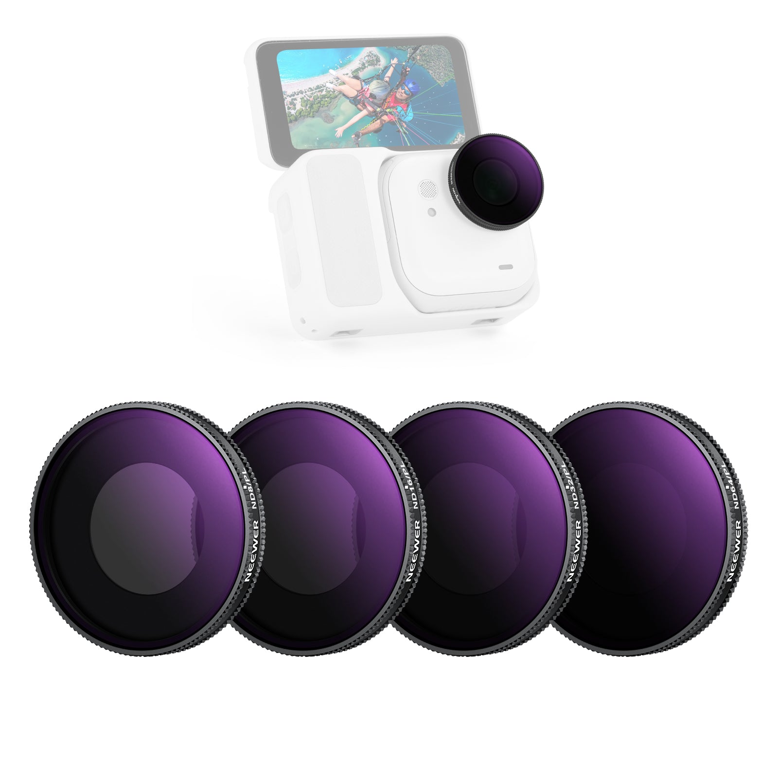 NEEWER ND/PL Filter Set For Insta360 GO Ultra