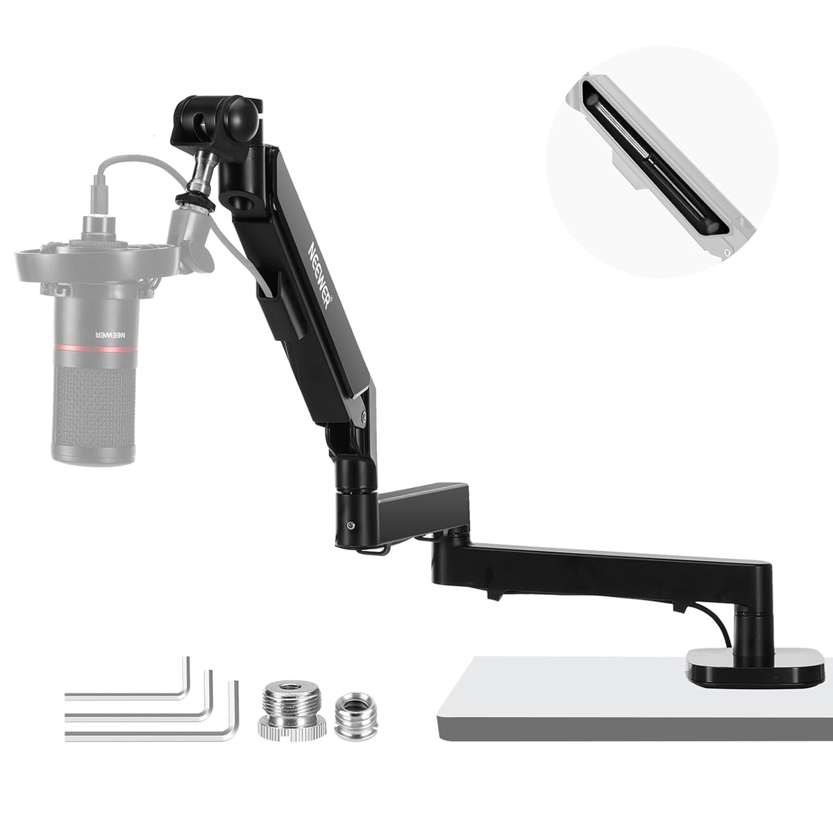 NEEWER MS002 Low Profile Mic Arm Desk Mount