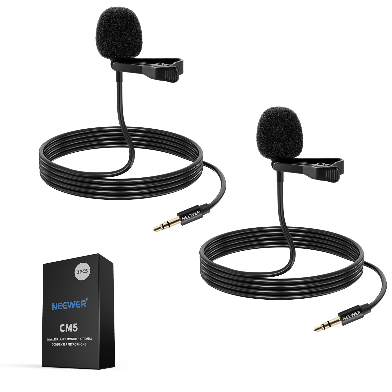 NEEWER CM5 Wired Lavalier Lapel Microphone