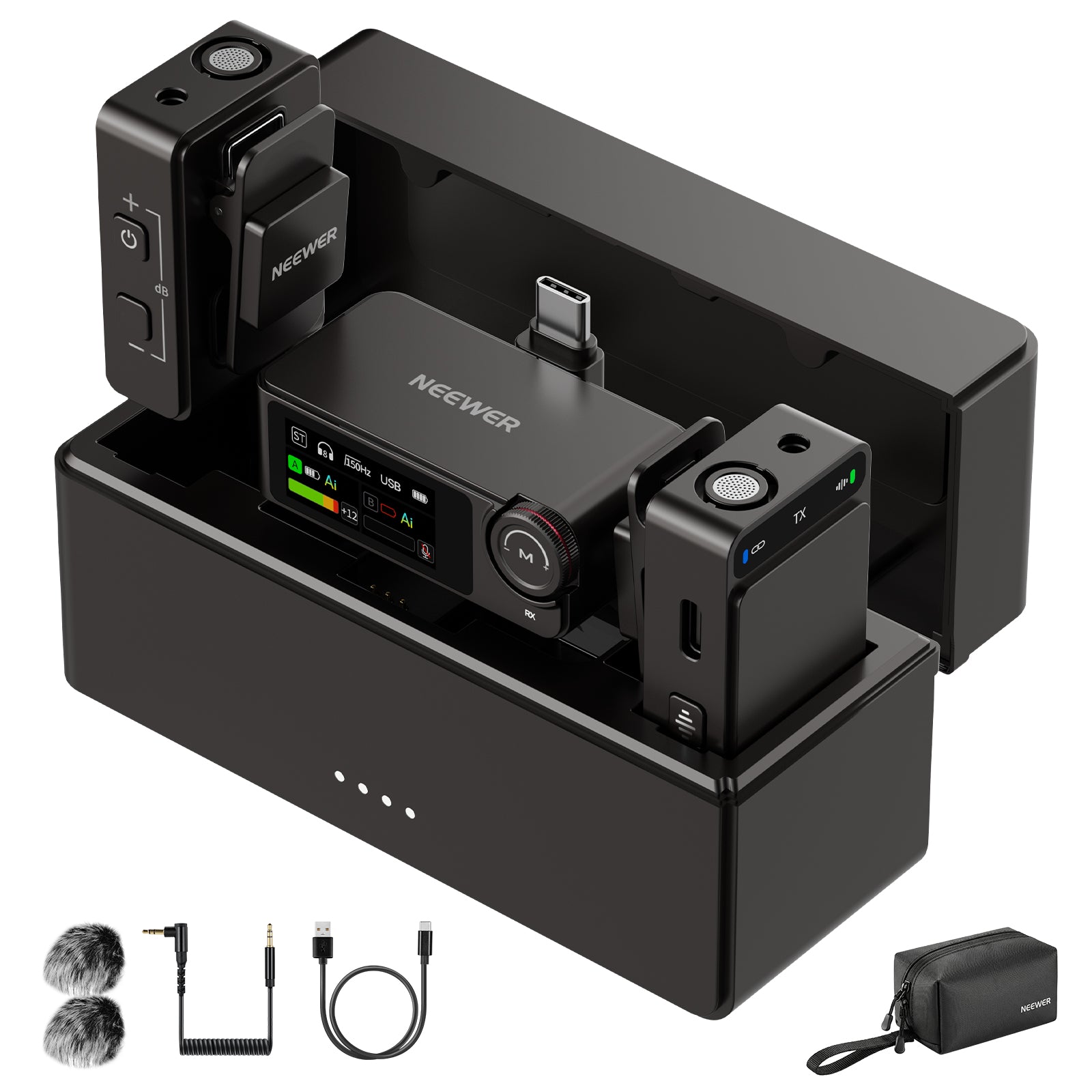 NEEWER CM36 Wireless Lavalier Microphone