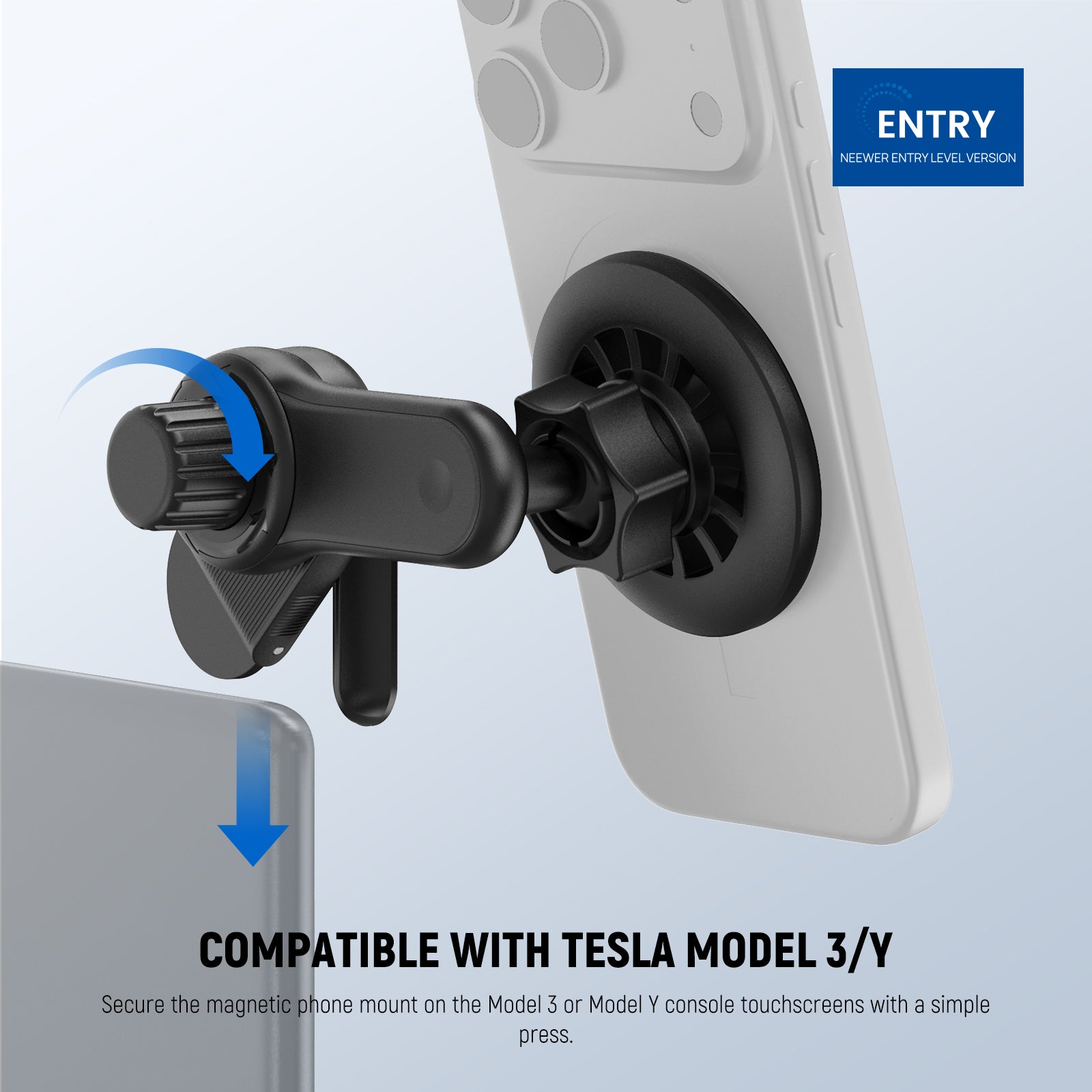 NEEWER YW-145A Magnetic Phone Holder is compatible with Tesla Model 3/Ys