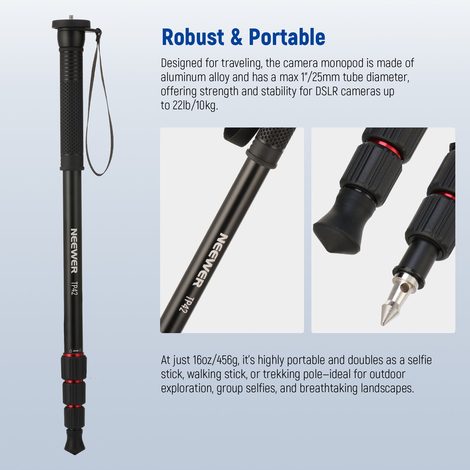 NEEWER TP42 Robust & Portable Camera Monopod