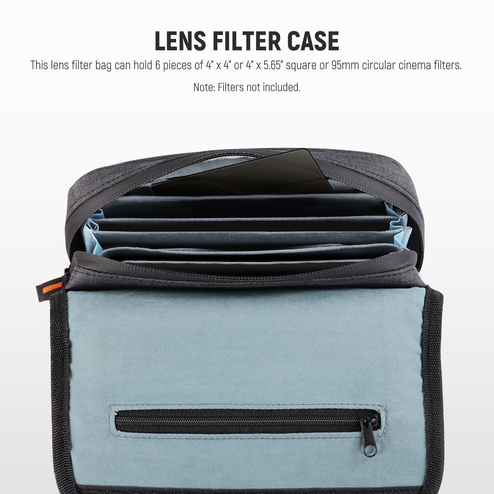 NEEWER PB025 Camera Lens Filter Case can hold 6 pieces of filters.