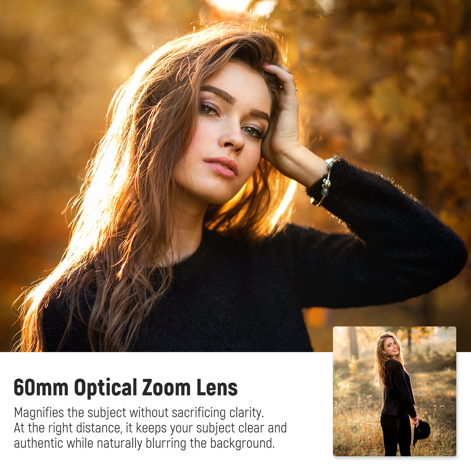 NEEWER LS-41 PRO 60mm Optical Zoom Lens