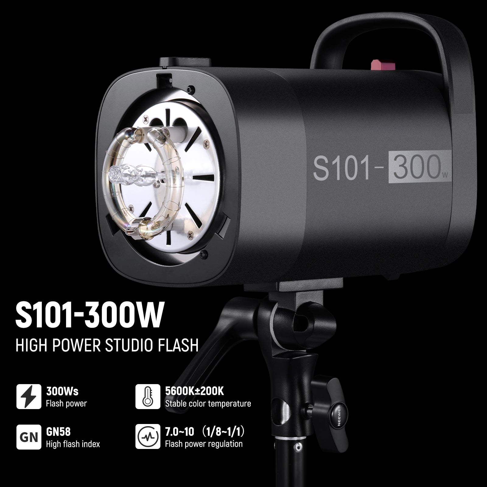 Specifications of the NEEWER S101-300W Monolight