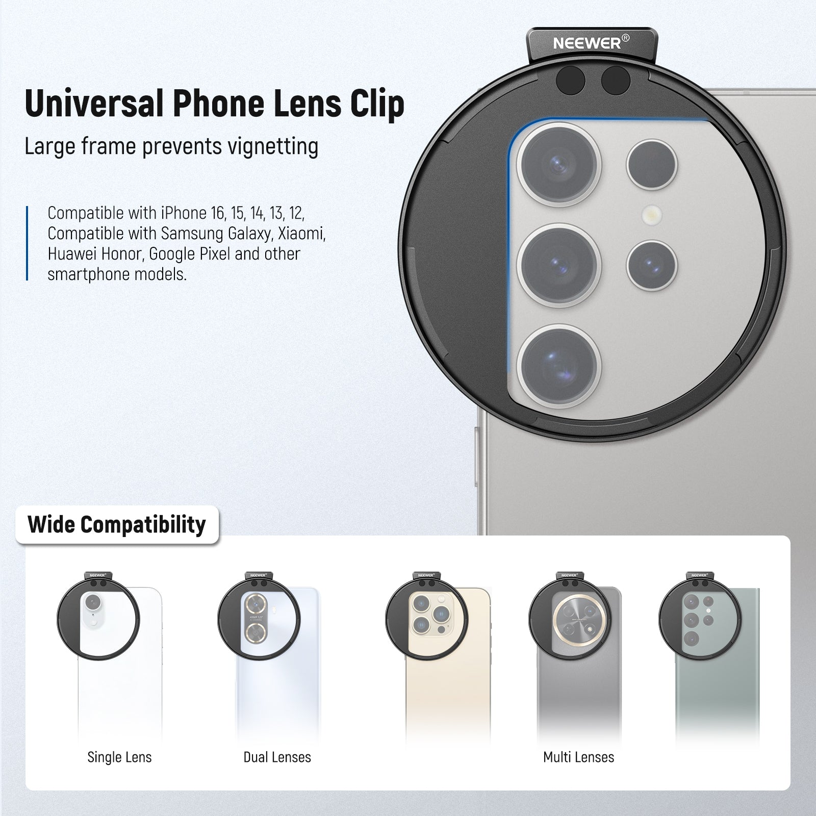 Universal Phone Lens Clip