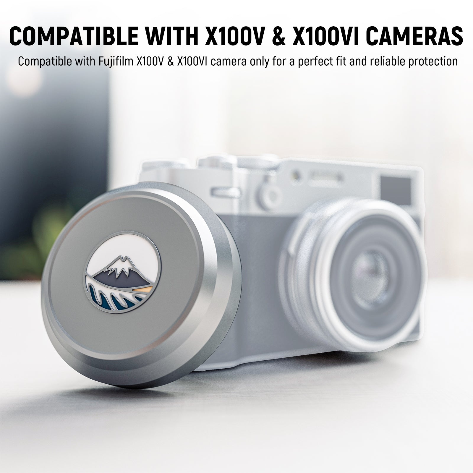 NEEWER CA112/CA113 Lens Cap is compatible with Fujifilm X100V and X100VI cameras
