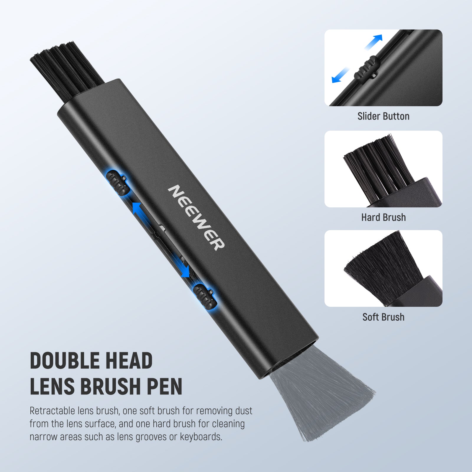 Double Head Lens Brush Pen