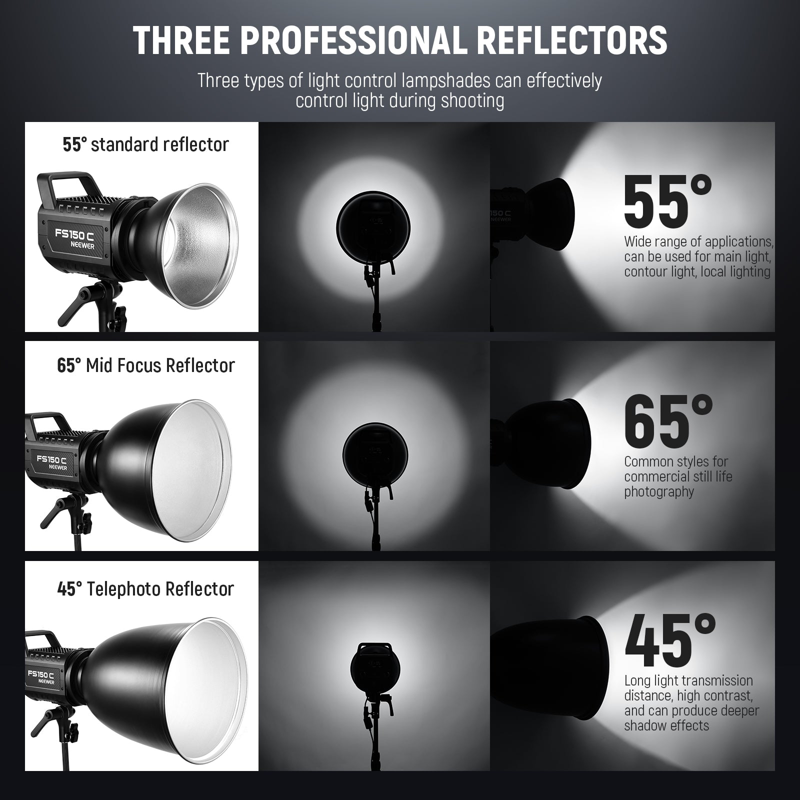 3Pcs Professional Reflector Set