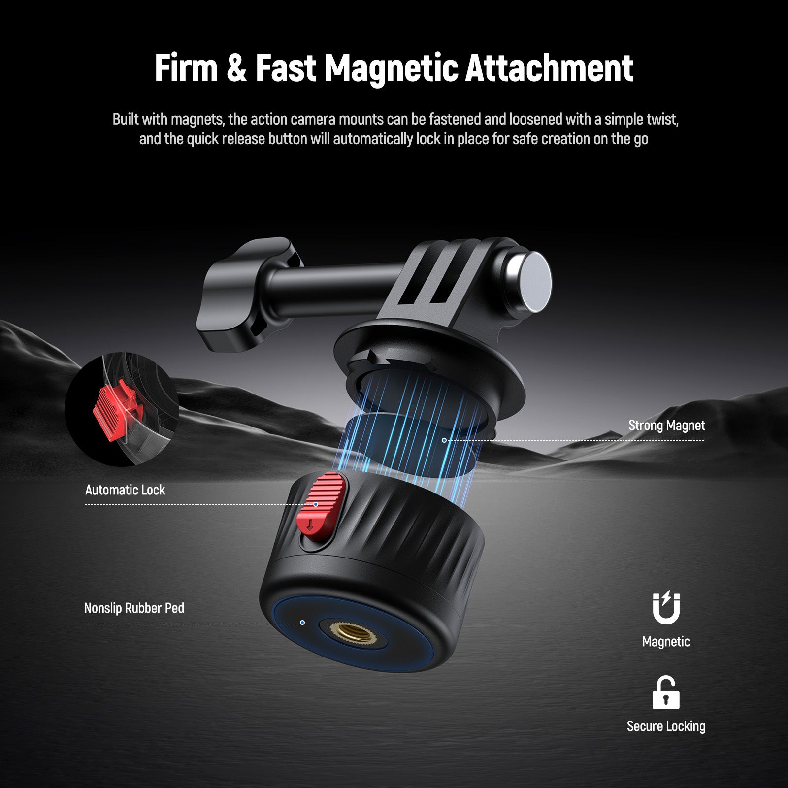 Firm & Fast Magnetic Attachment