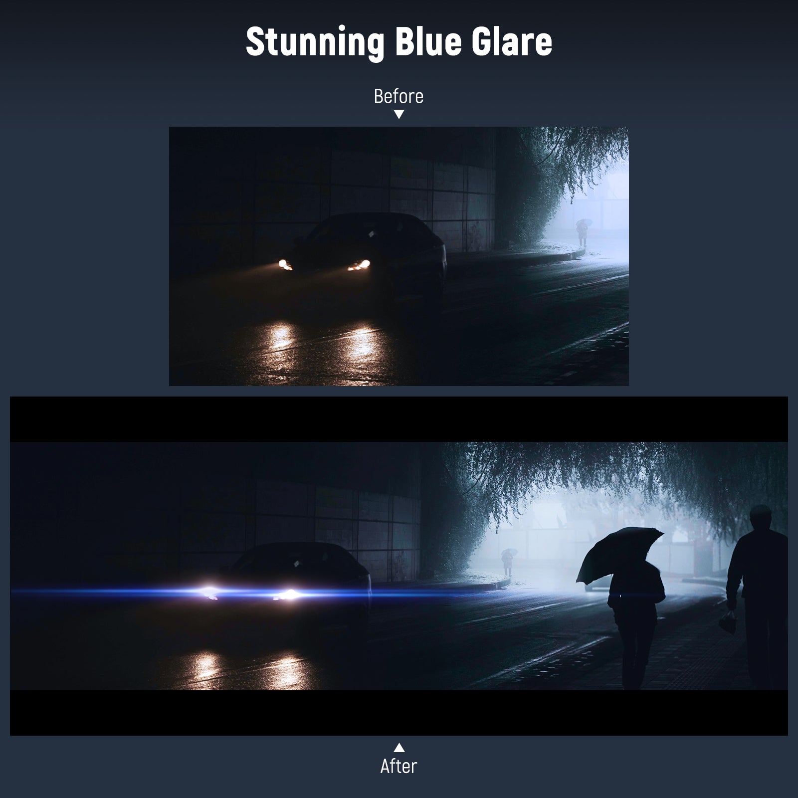 NEEWER LS-43 ULTRA 1.55x Blue Anamorphic Lens offers a retro blue streak glare effect.