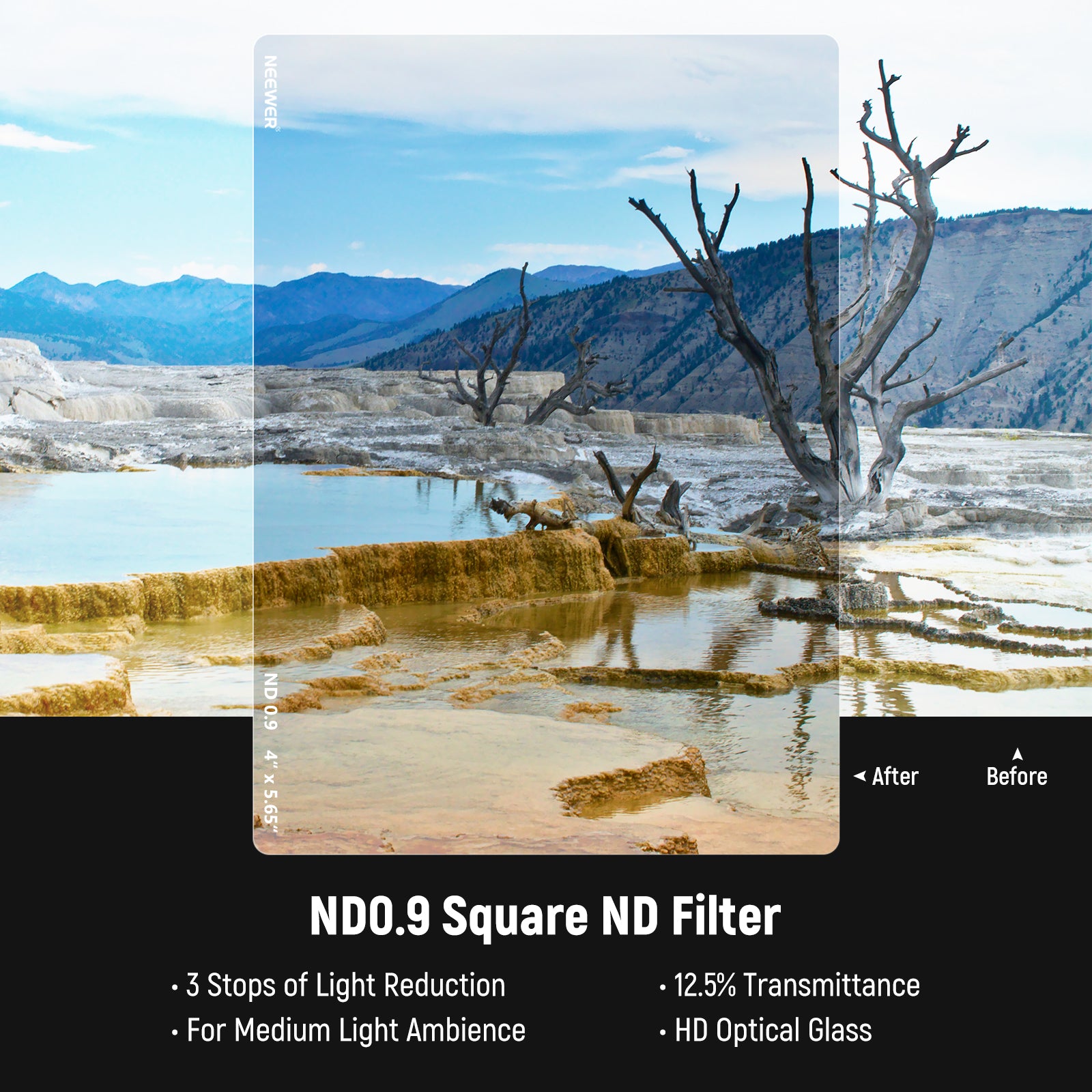 ND 0.9 (3 Stops) Square ND Filter
