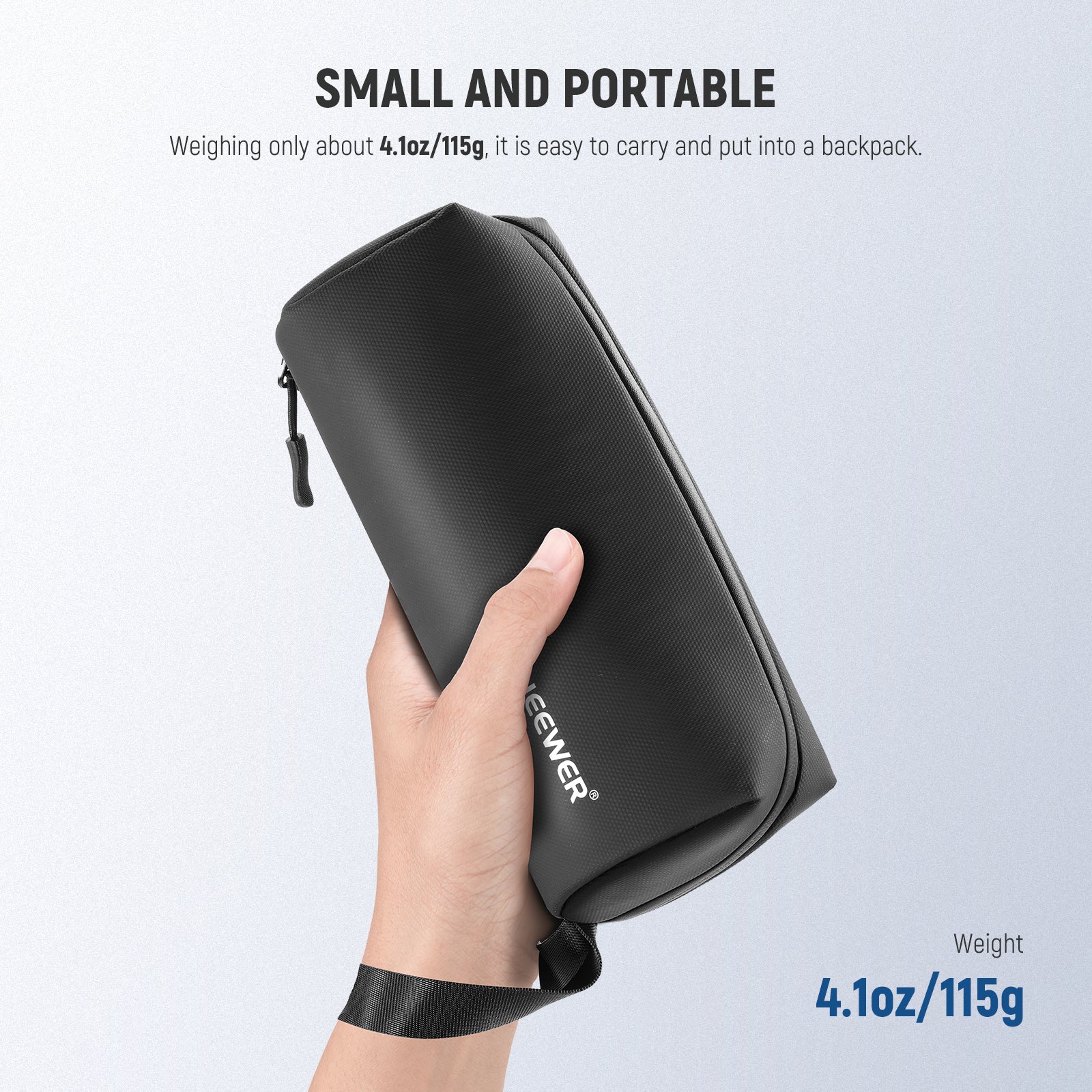 NEEWER PB10 Protective Carrying Bag is small and portable.