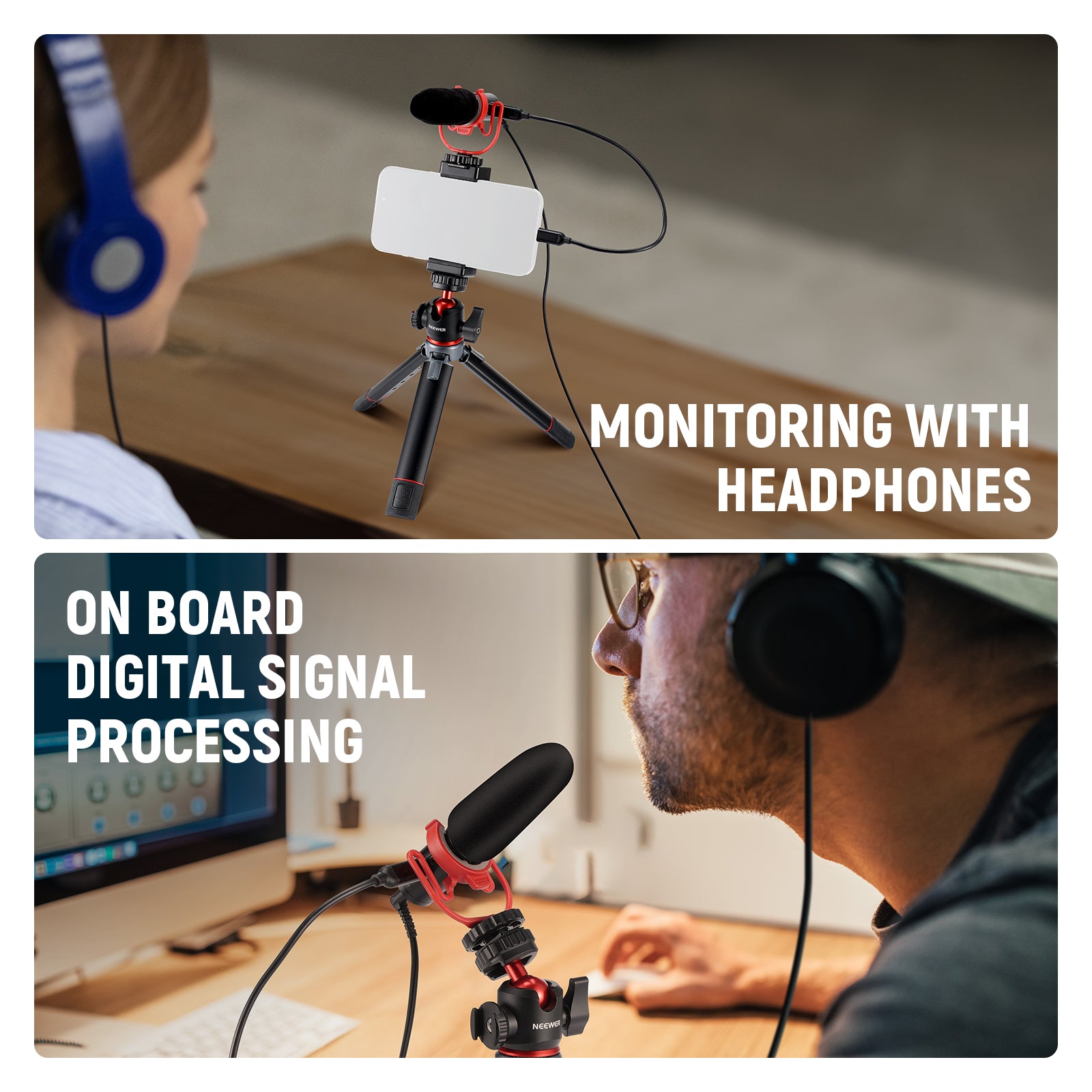 Scenarios for NEEWER KM17 Plug & Play Microphone