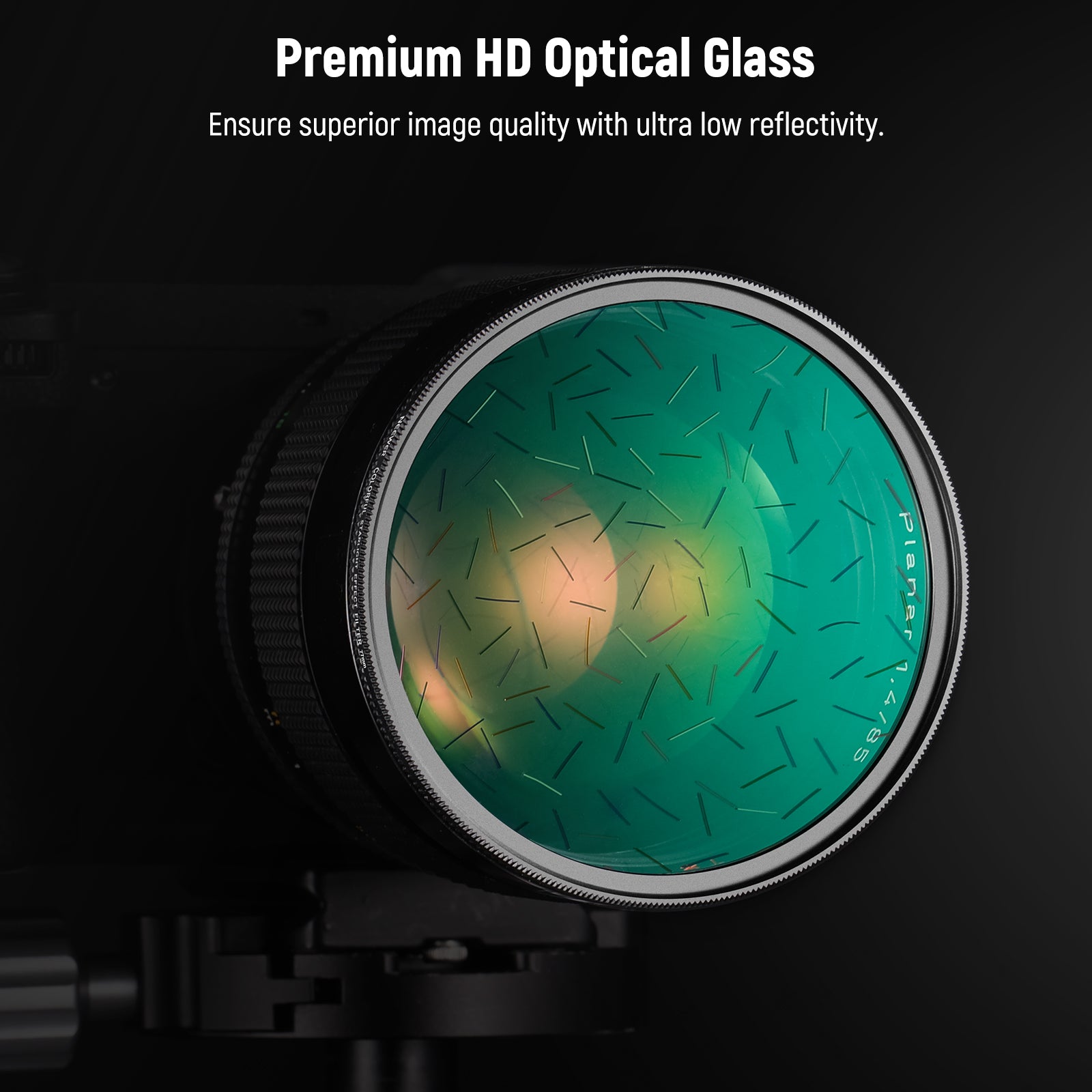 NEEWER Colorful Starlight Brushed Camera Lens Filter is made of premium HD optical glass