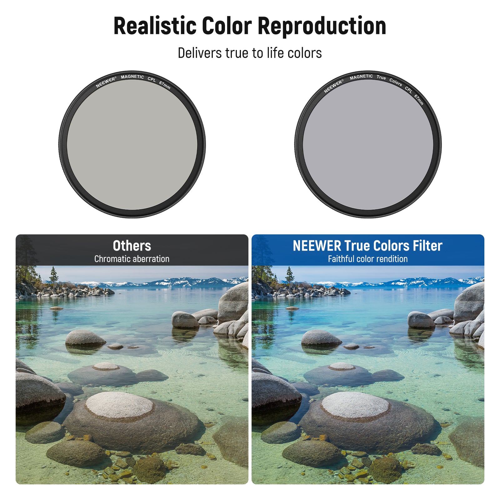 NEEWER true colors filter VS. Others