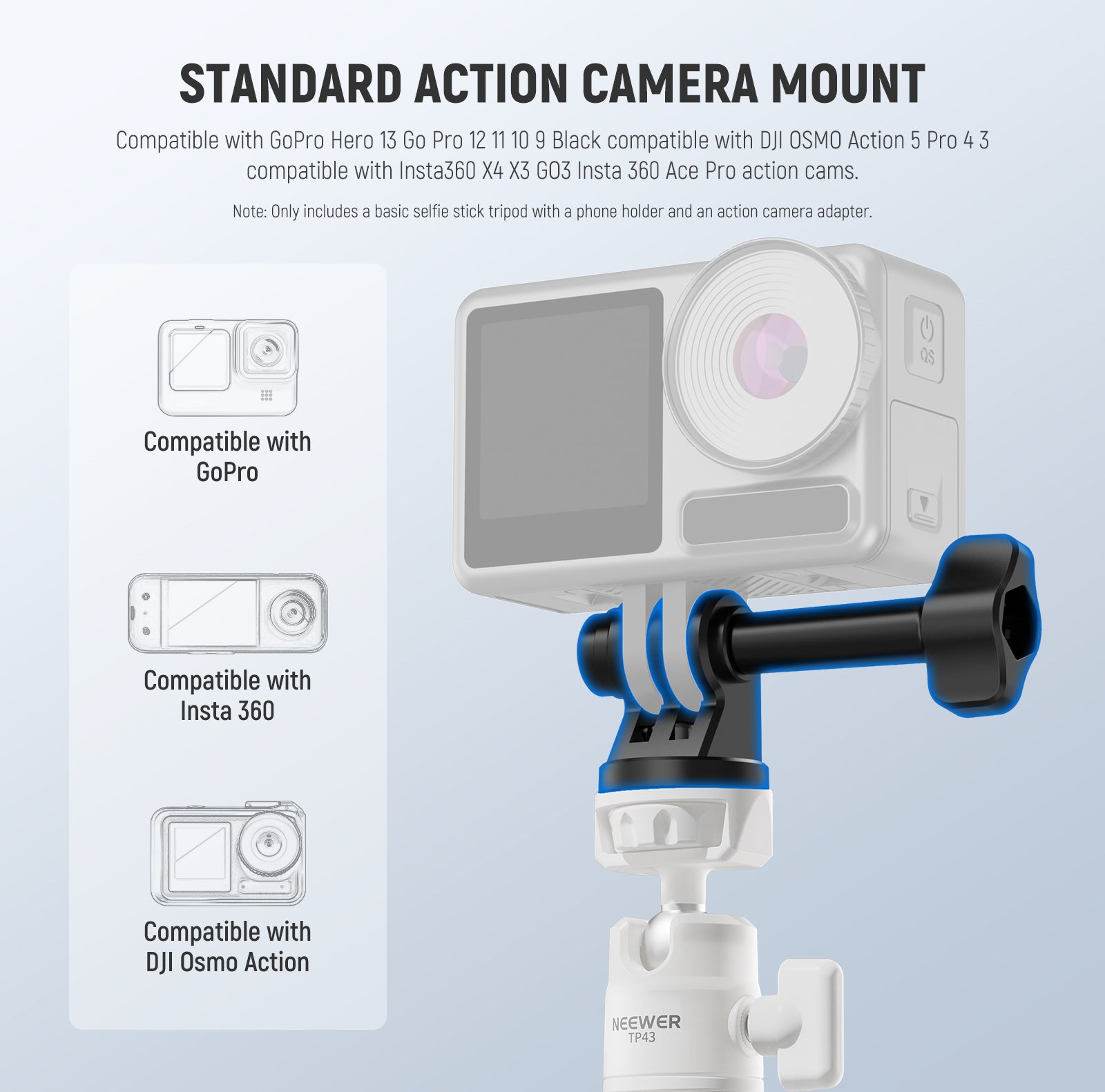 Tripod Stand for Phone & Action Camera