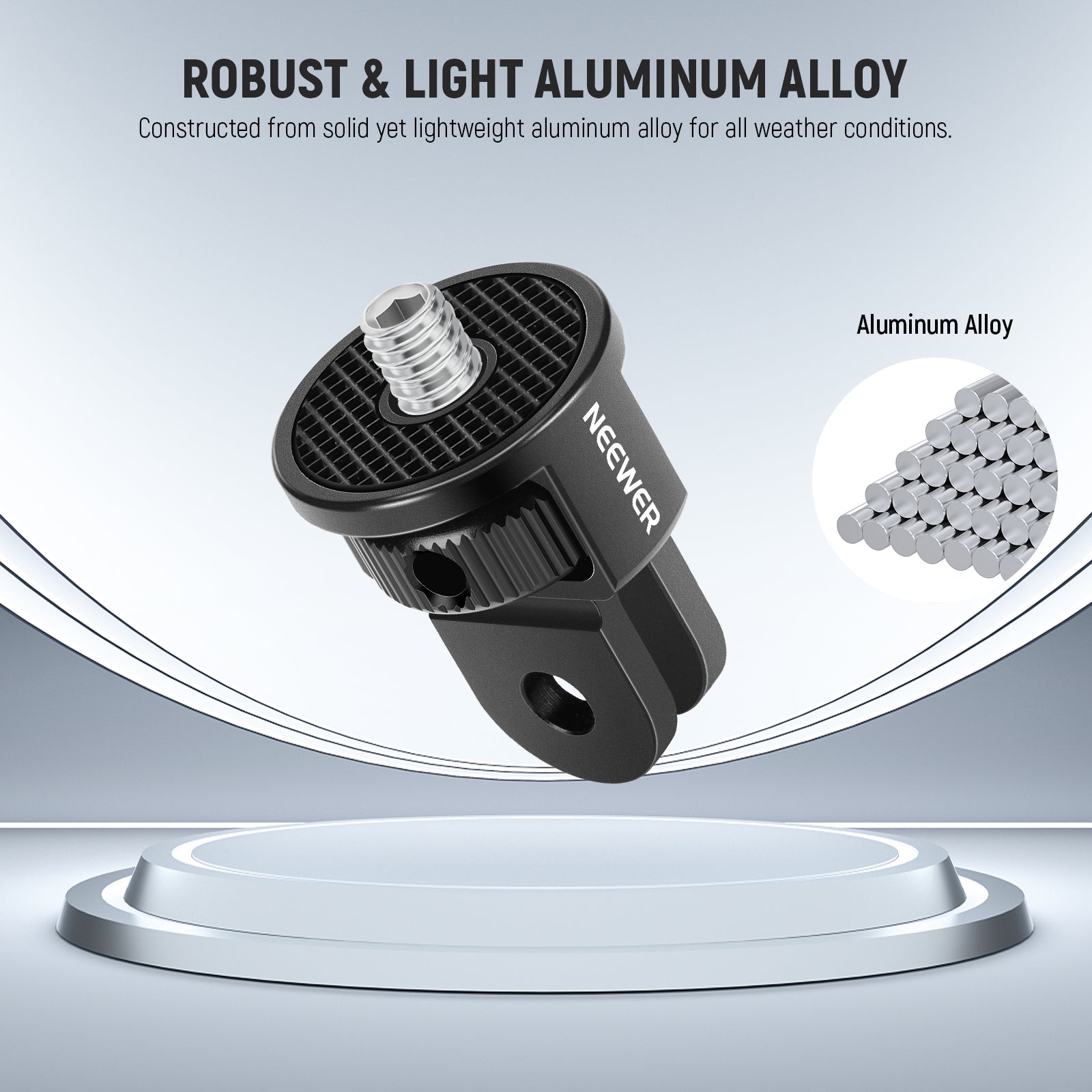 Robust & Light Aluminum Alloy Mount Adapter For GoPro