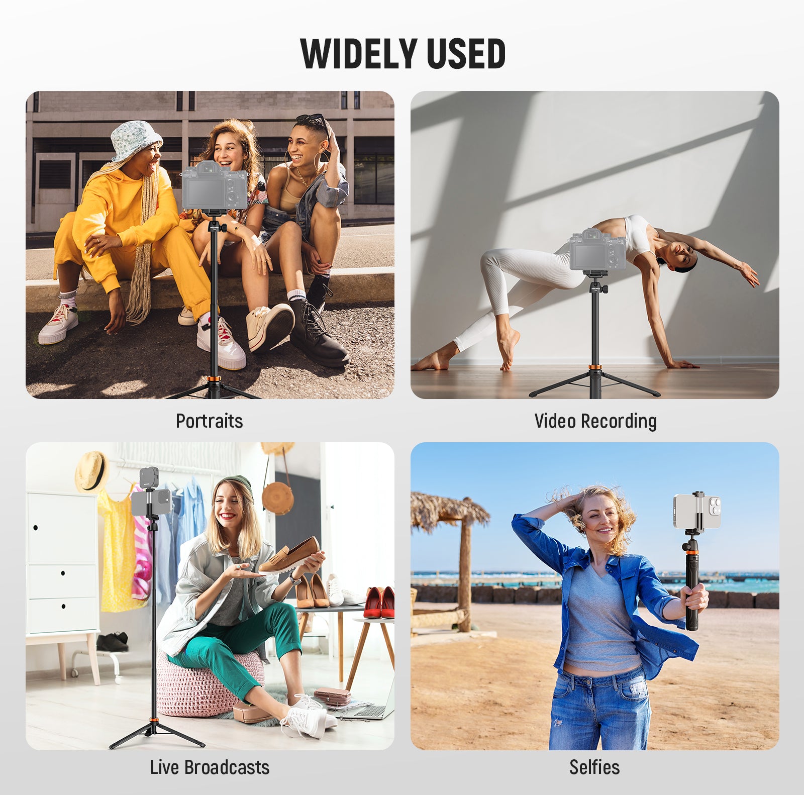 Wide Applications of the NEEWER BASICS TS04 Tabletop Tripod