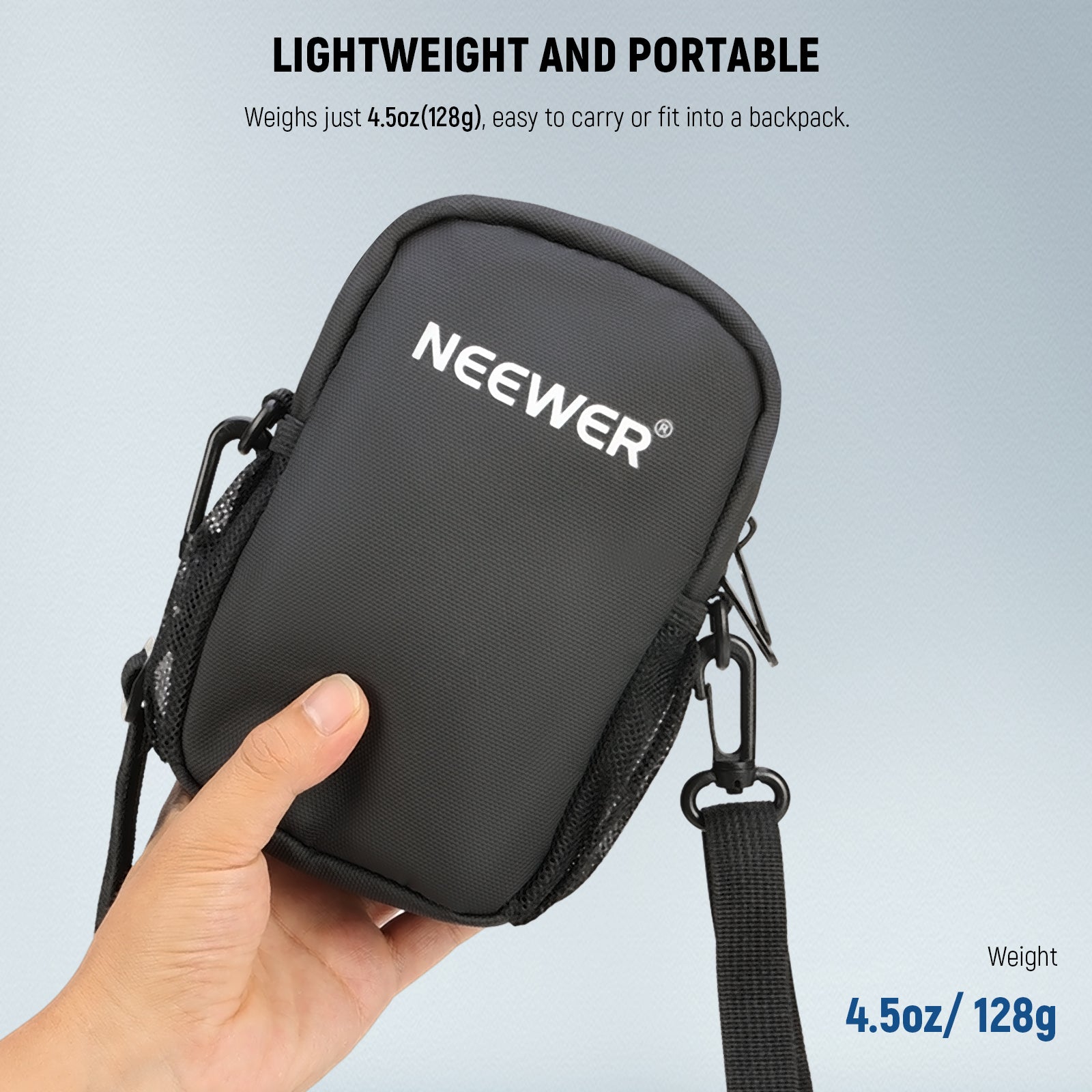 NEEWER PB13 Camera Sling Bag For DJI Osmo Pocket 3 is lightweight and portable.