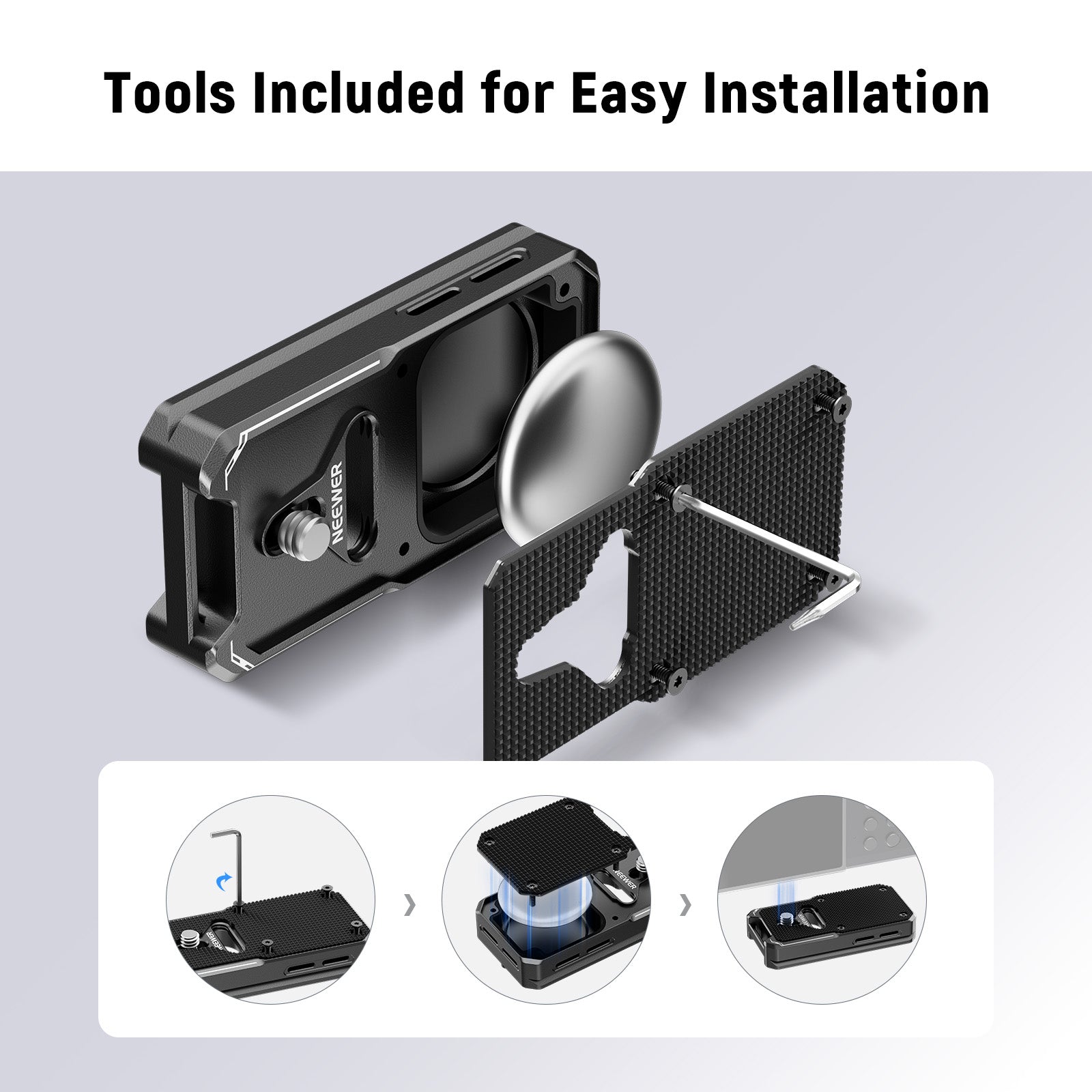 Tools included for easy installation