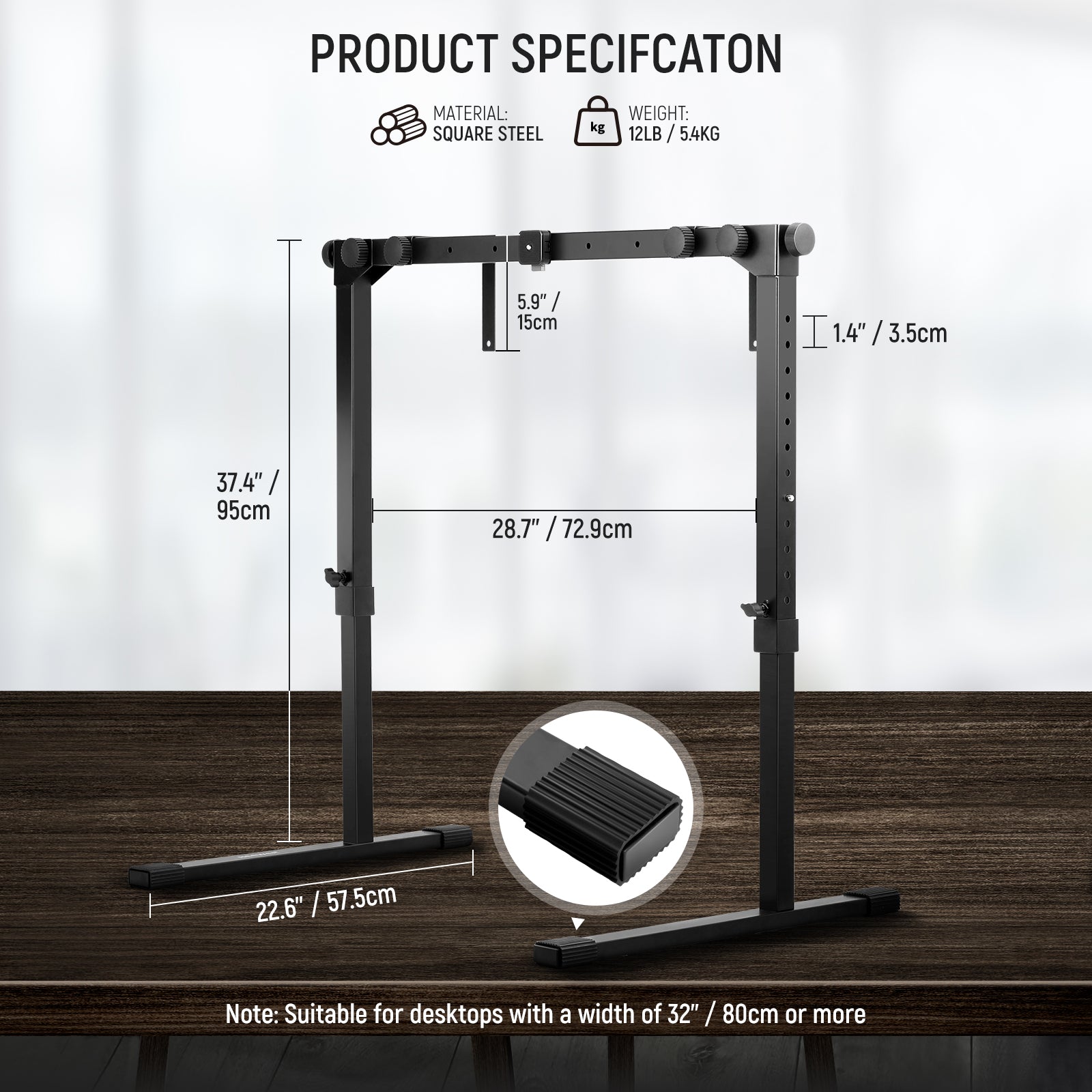 Specifications of the NEEWER ST200 Overhead Camera Stand with Arca Type QR Plate