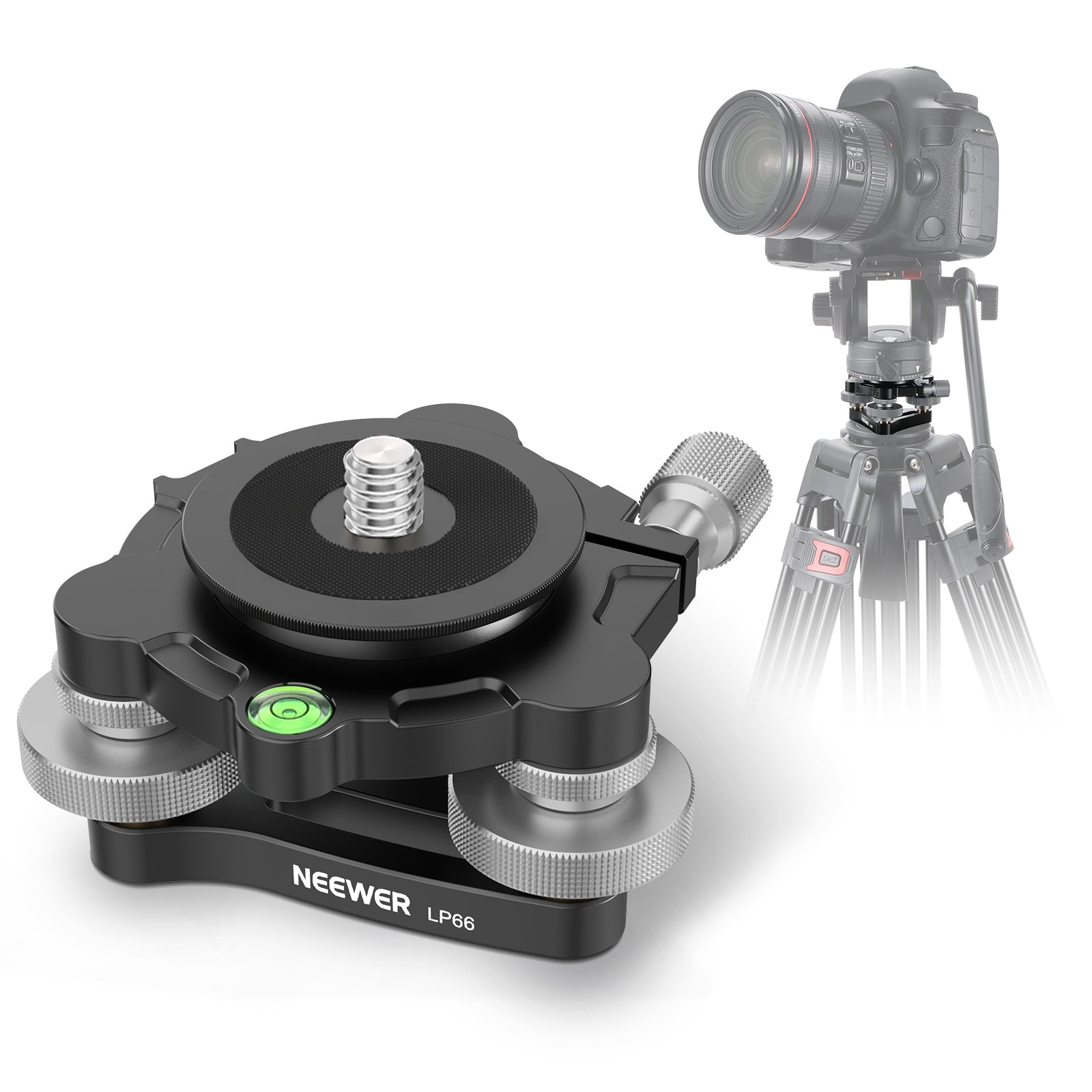 NEEWER LP66 Tripod Head Leveling Base