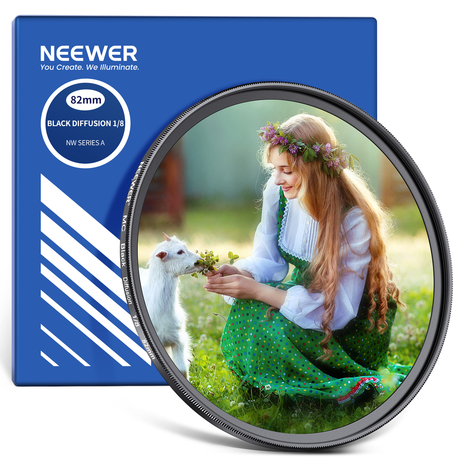 NEEWER 1/4 Black Diffuser Camera Lens Filter