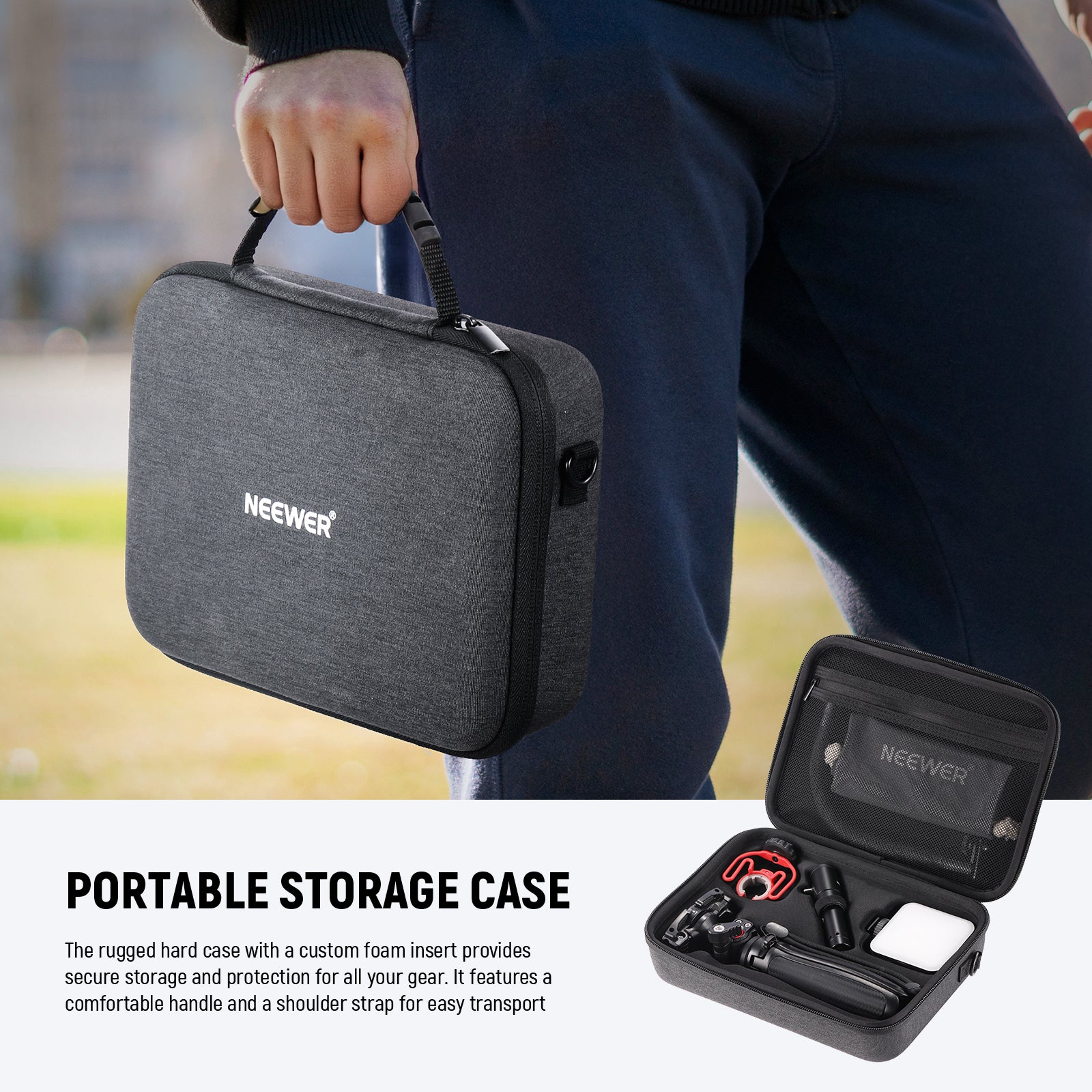 Sturdy & Portable Storage Case