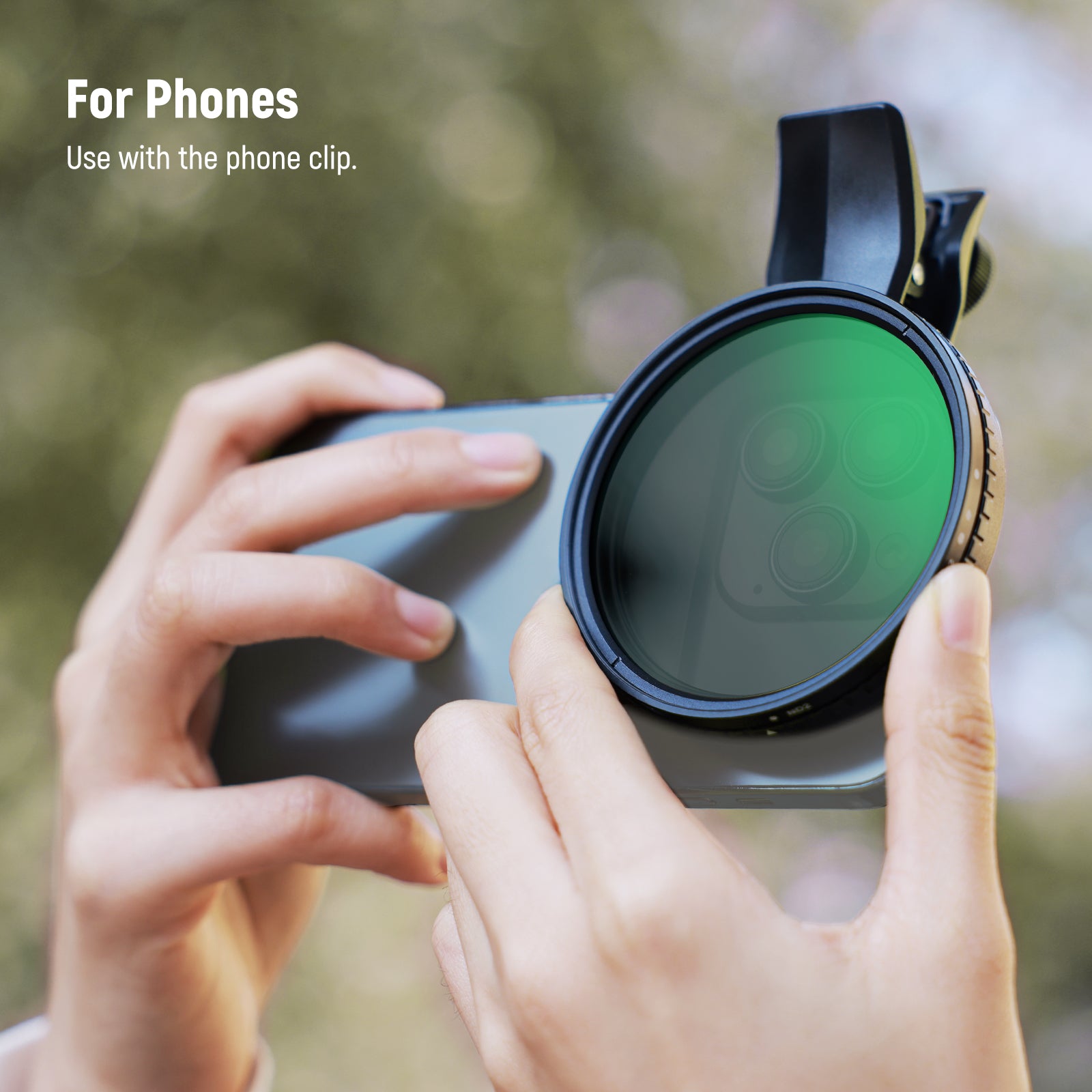 Scenarios for NEEWER FL-B21 Variable ND2-32 Phone Filter For For iPhone