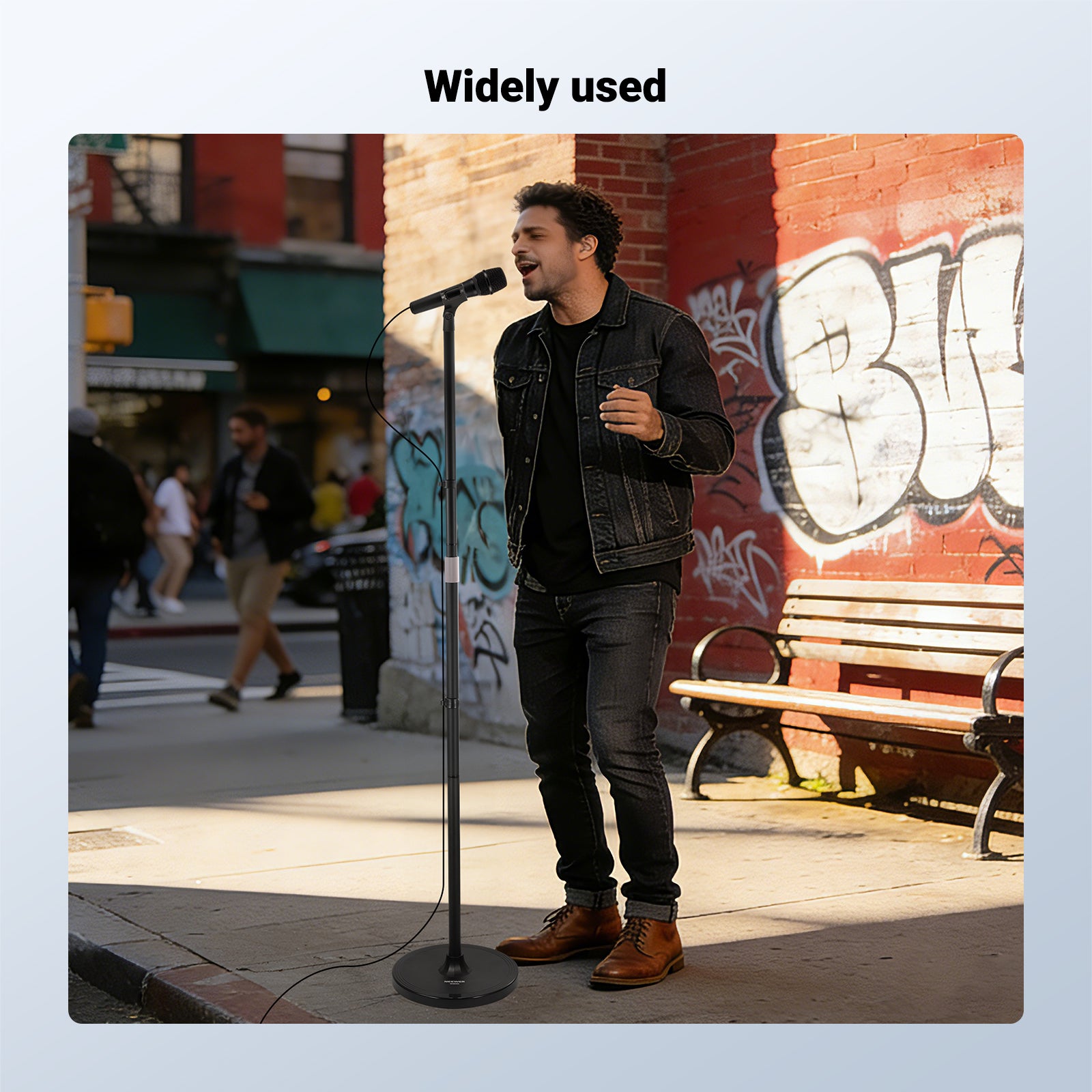 NEEWER MS045 Microphone Floor Stand is versatile as a music stand.