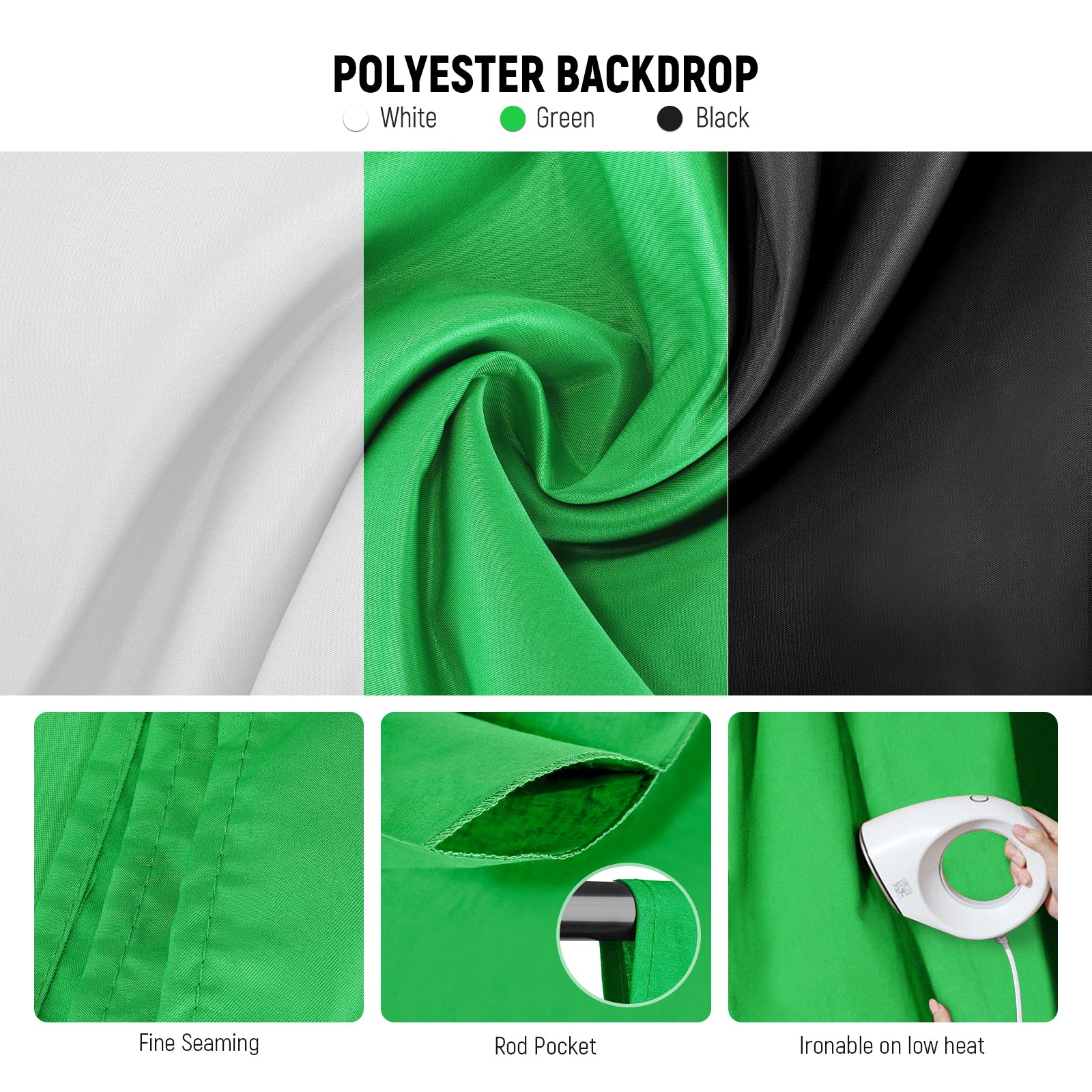 Polyester backdrop
