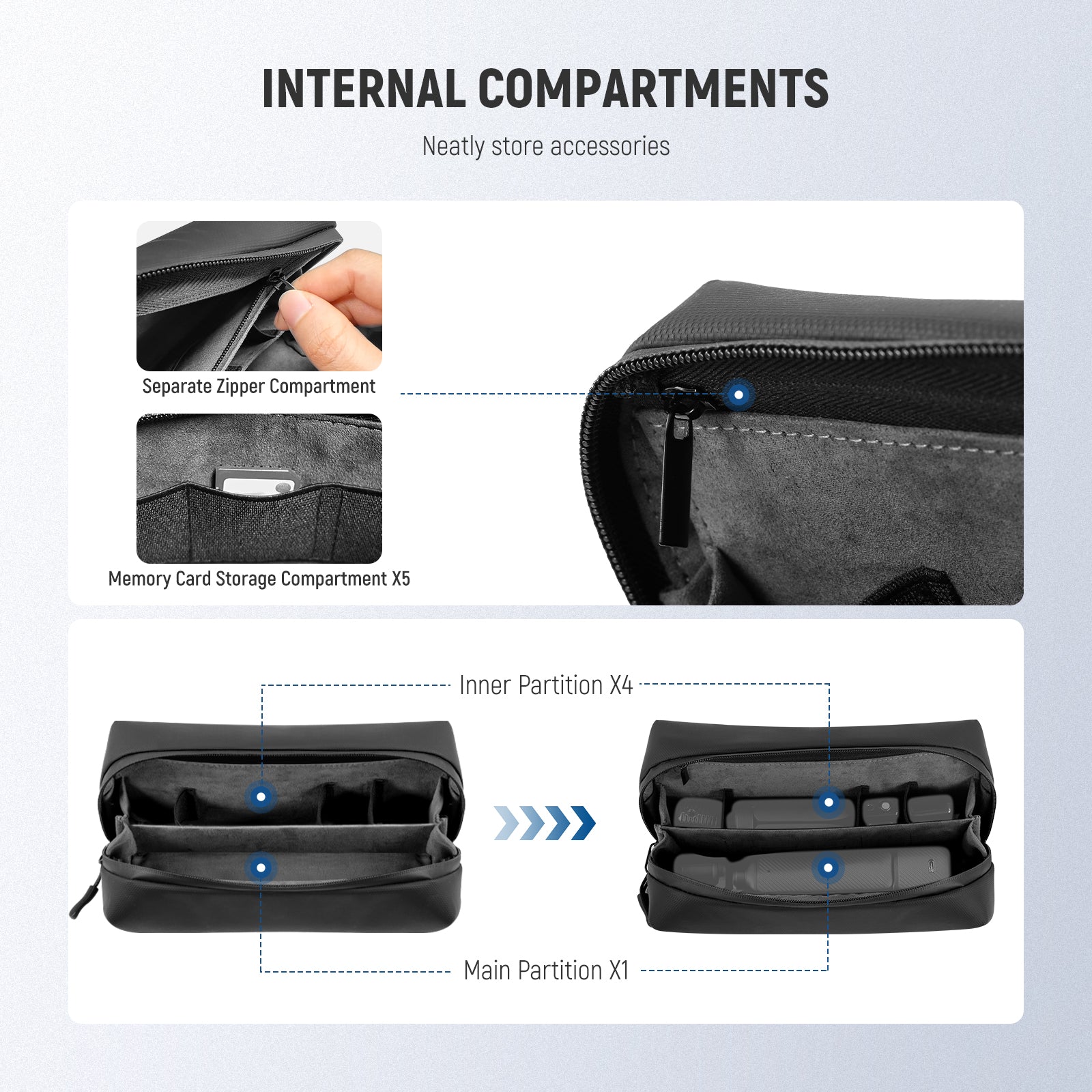 Organized Storage Compartments