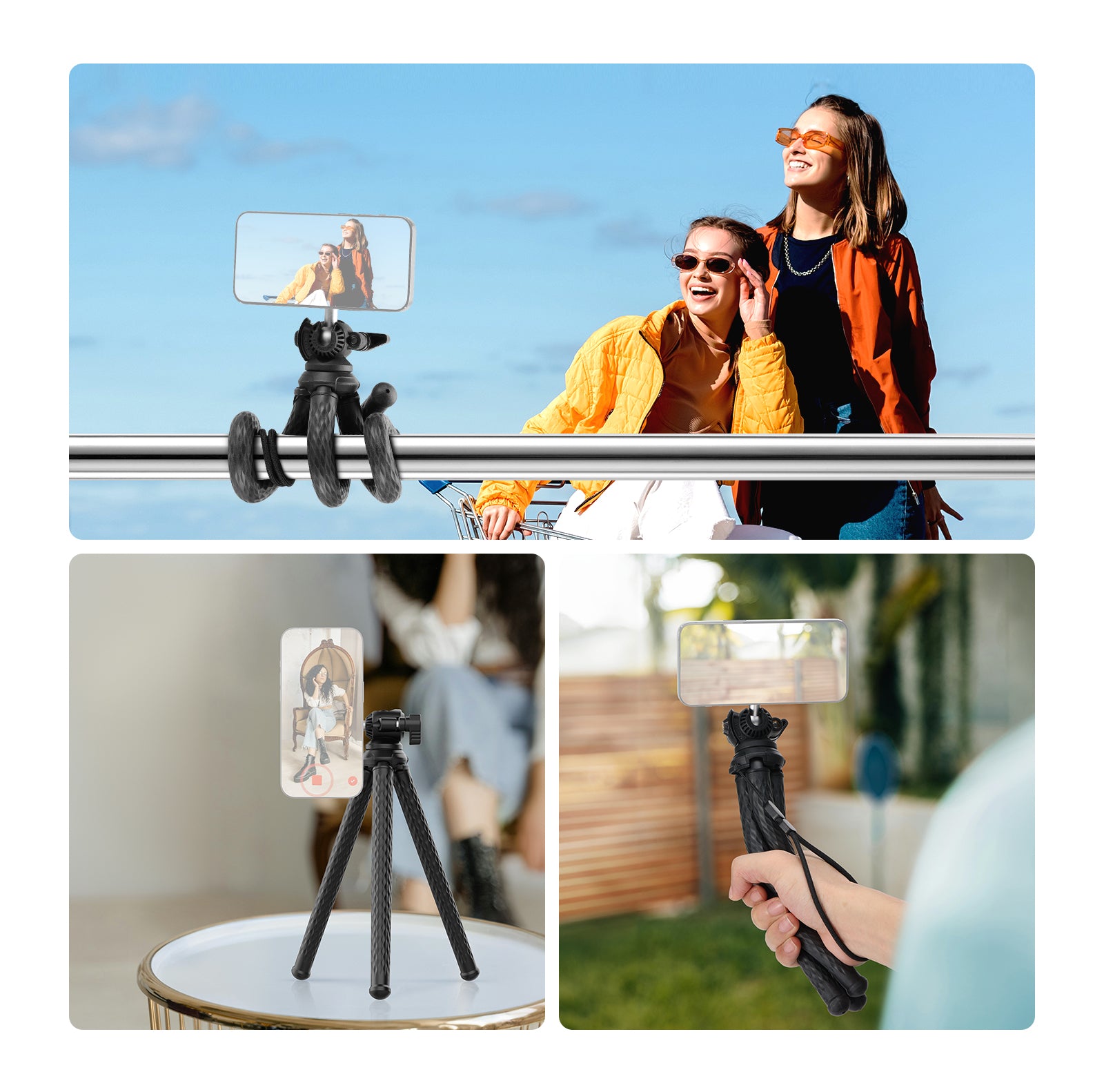 NEEWER TP33 Magnetic Flexible Phone Tripod uses