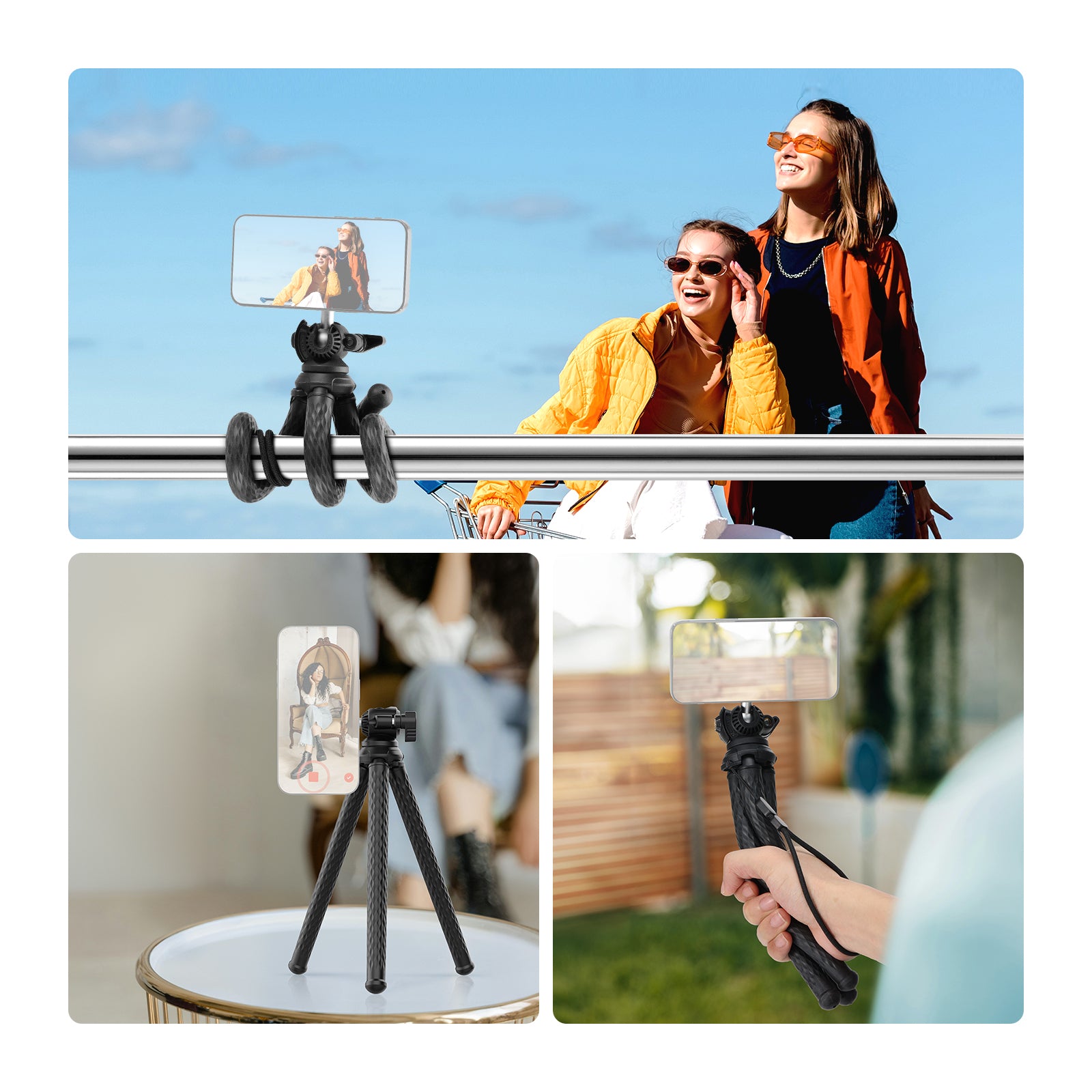 NEEWER TP33 Magnetic Flexible Phone Tripod uses
